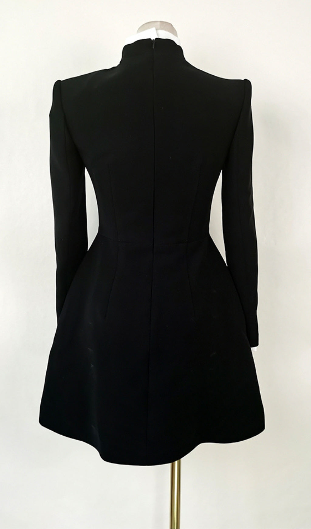BOW TIE MINI DRESS BLACK COCKTAIL PARTY