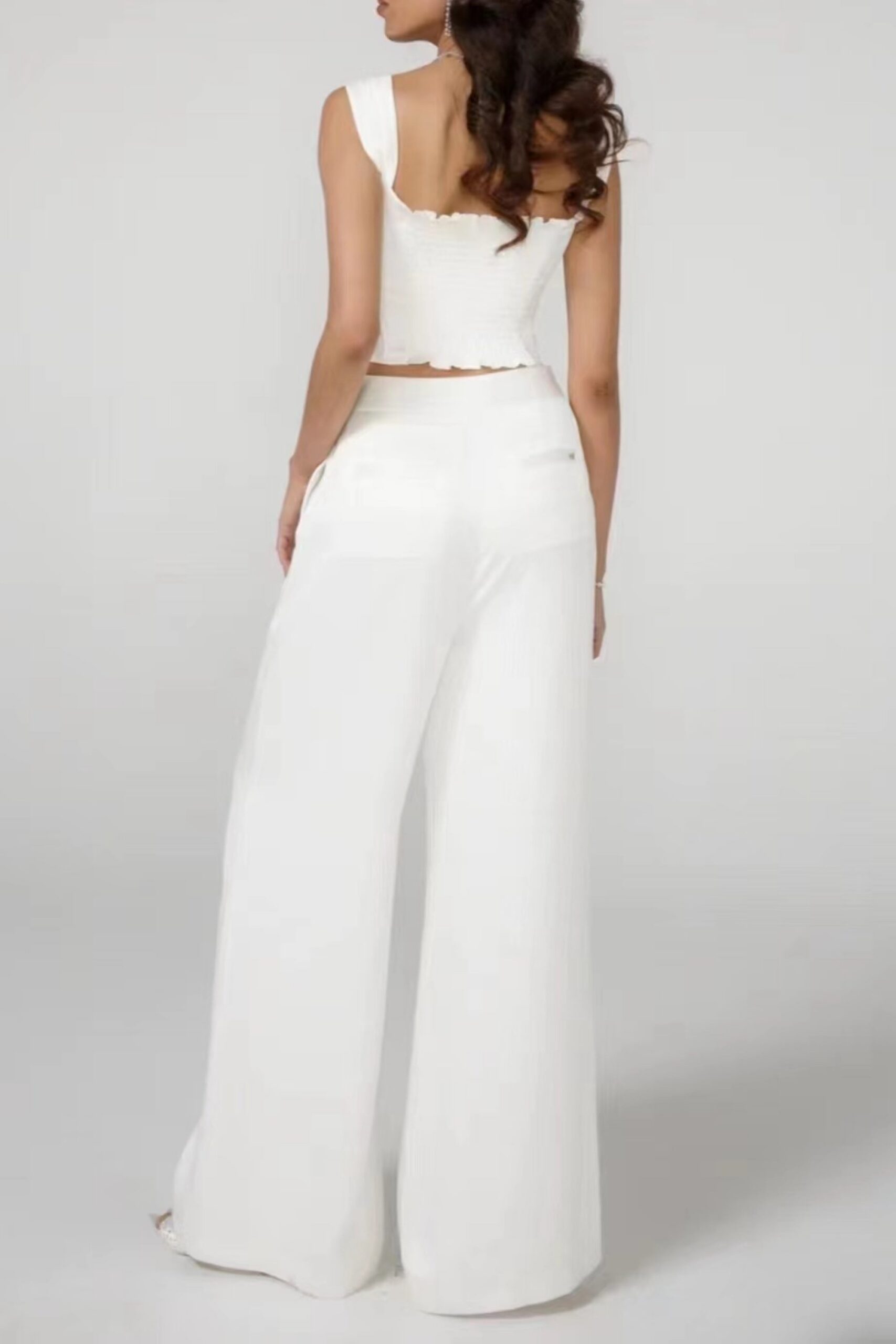6_2bfe0366-1d25-49d8-beb4-d579703cbfed BOW TWO-PIECE SUIT WHITE WEDDING FORMAL SET