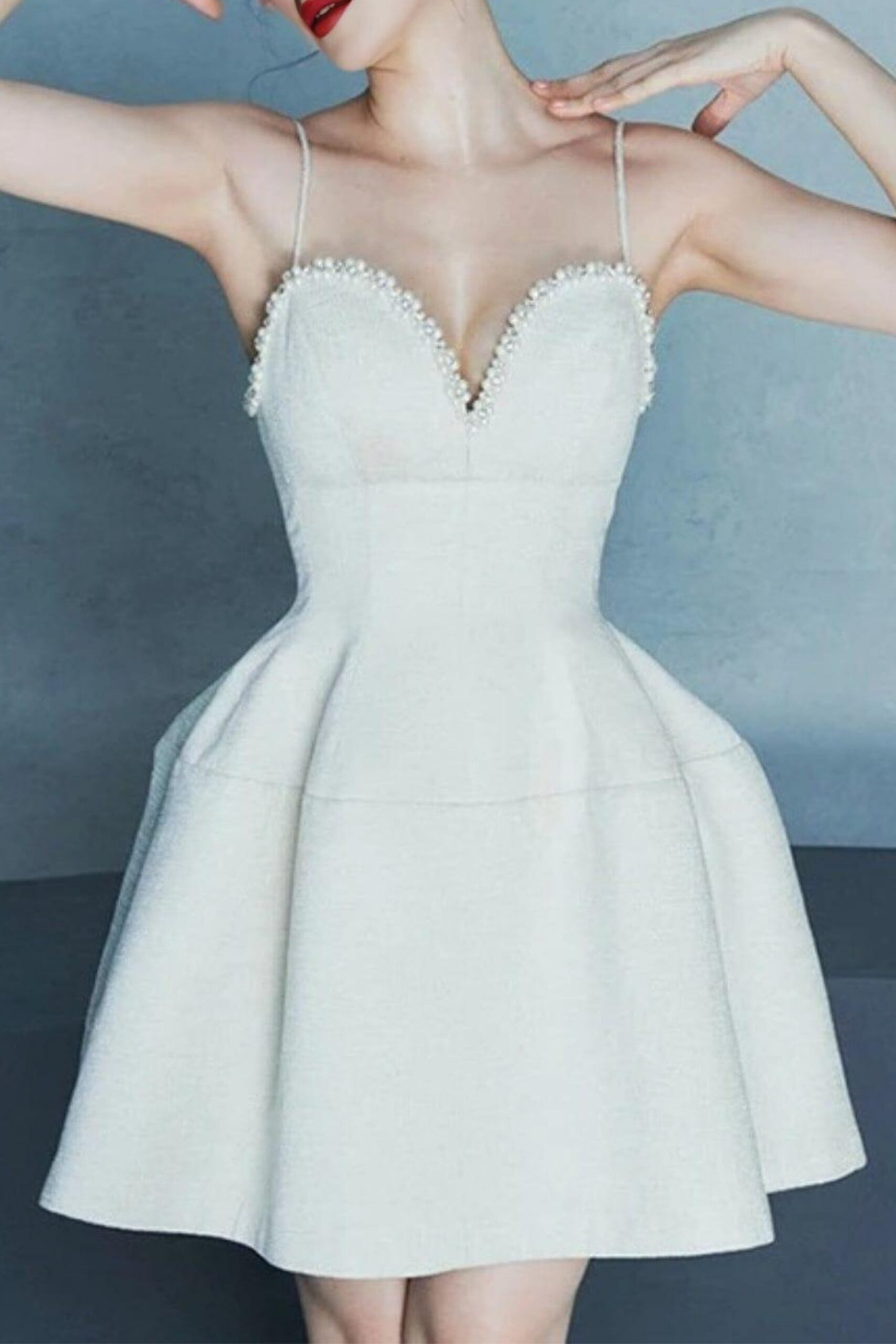 6_7a682302-2dd7-4a83-a97b-367e7860949b PEARL EMBELLISHED HTM MINI DRESS, WHITE, COCKTAIL