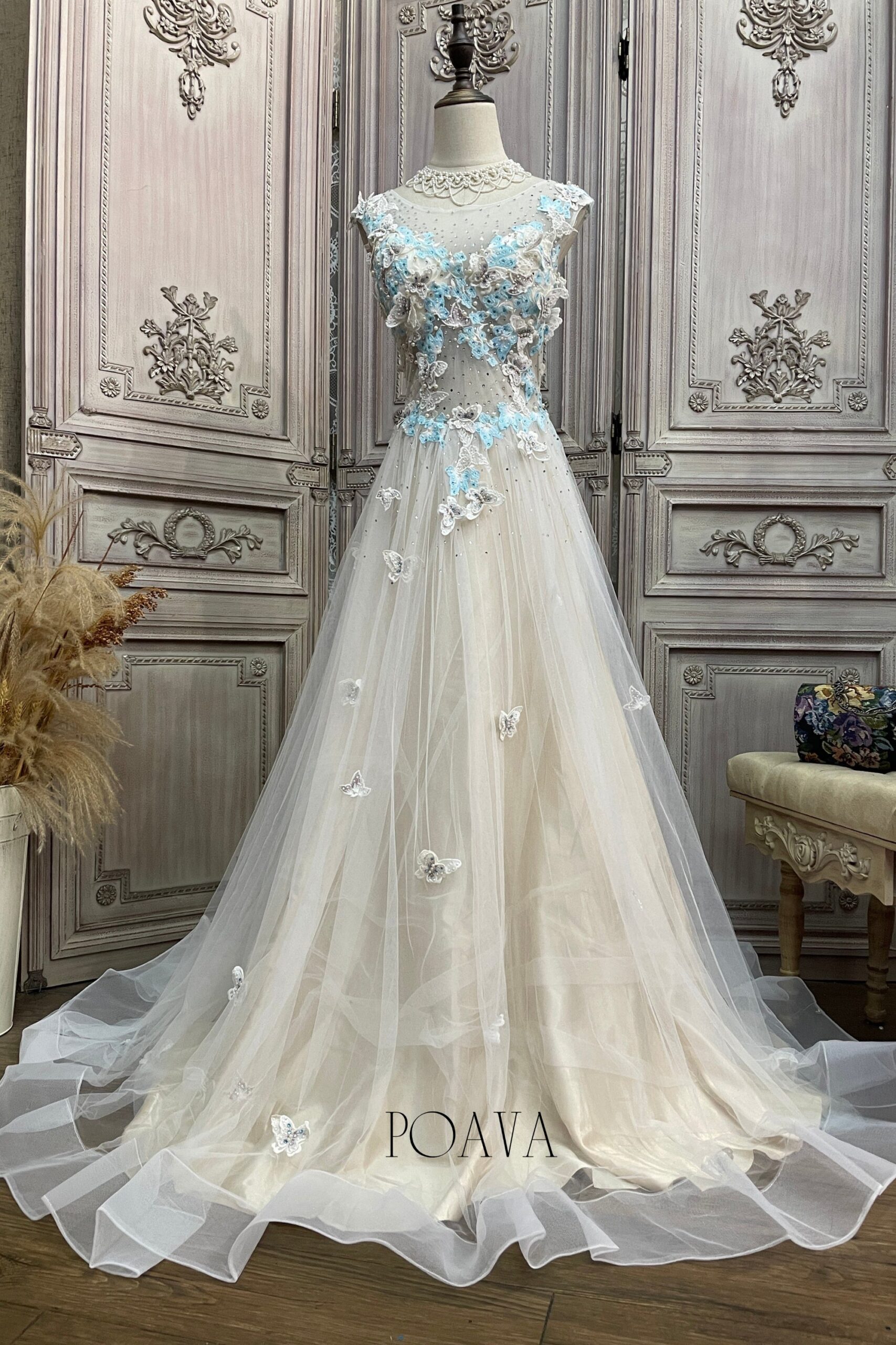 EMBELLISHED FLORAL MAXI DRESS FOR WEDDING GUEST