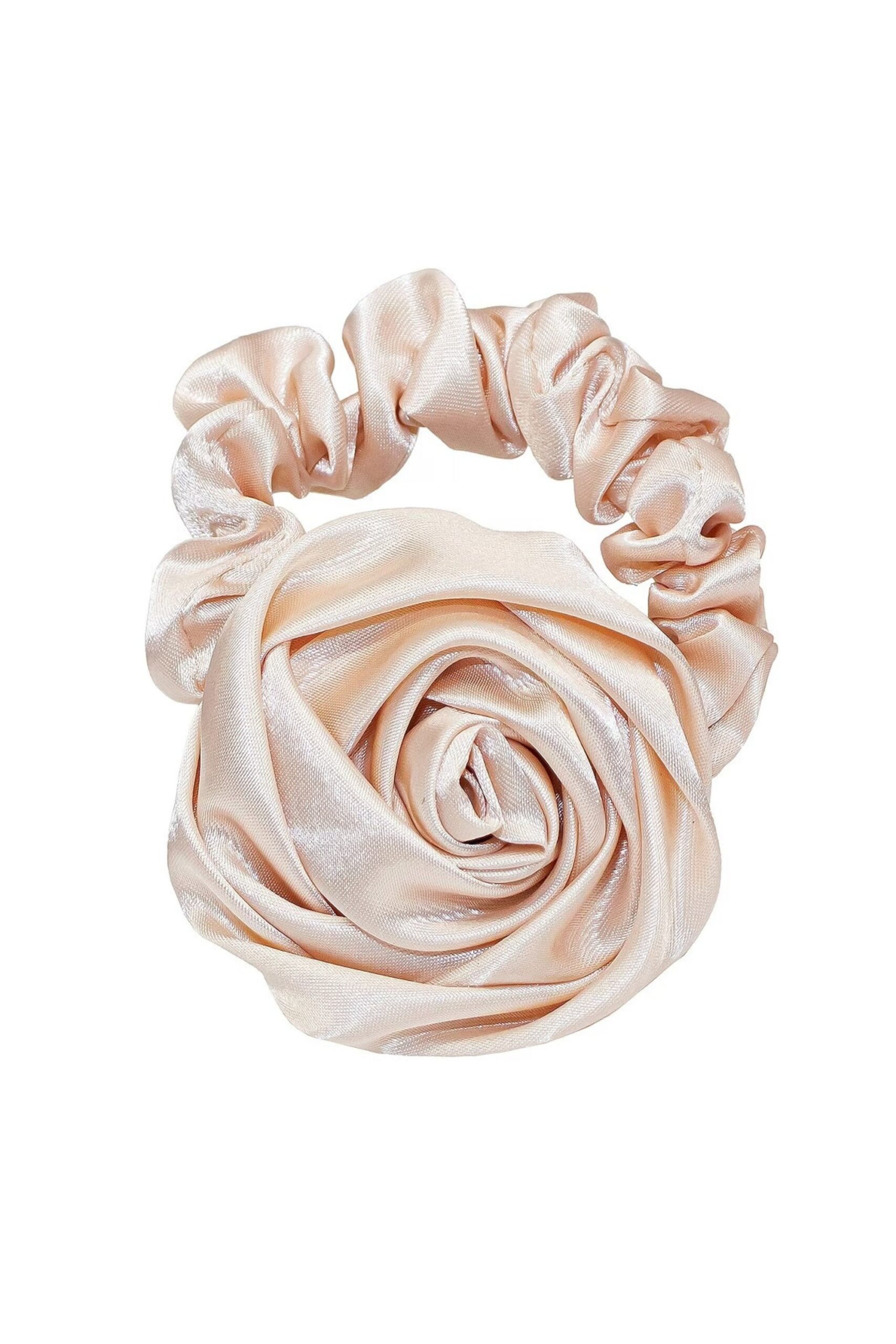 6_c967e039-79fe-4647-910f-0cf0f5815cca ROSETTE SCRUNCHIE: ELEGANT HAIR BOW FOR WEDDINGS