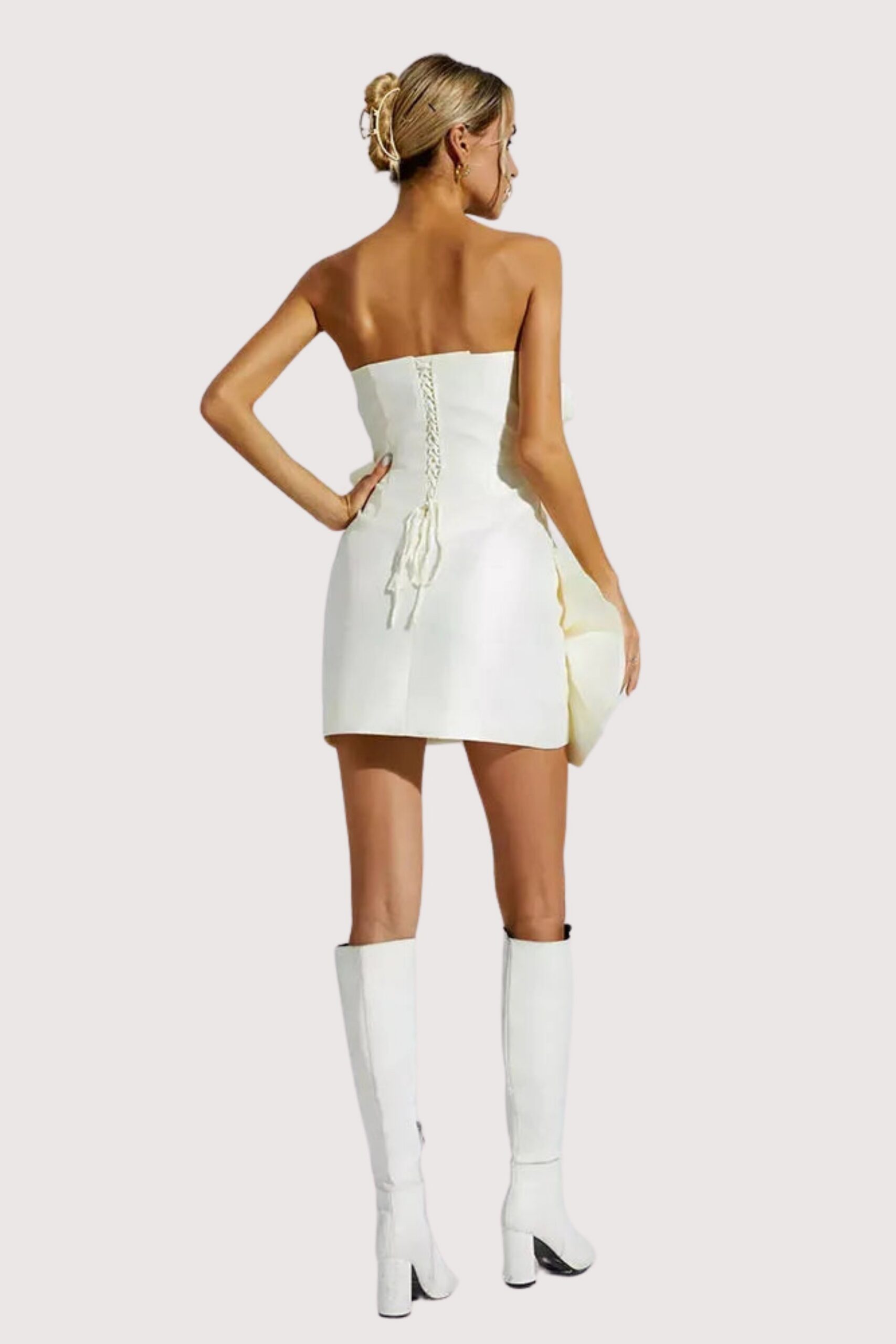 CALLISTA 3D FLORAL WRAP DRESS FOR WEDDING