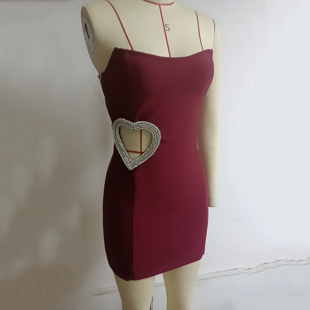VELVET BANDAGE MINI DRESS PURPLE COCKTAIL PARTY
