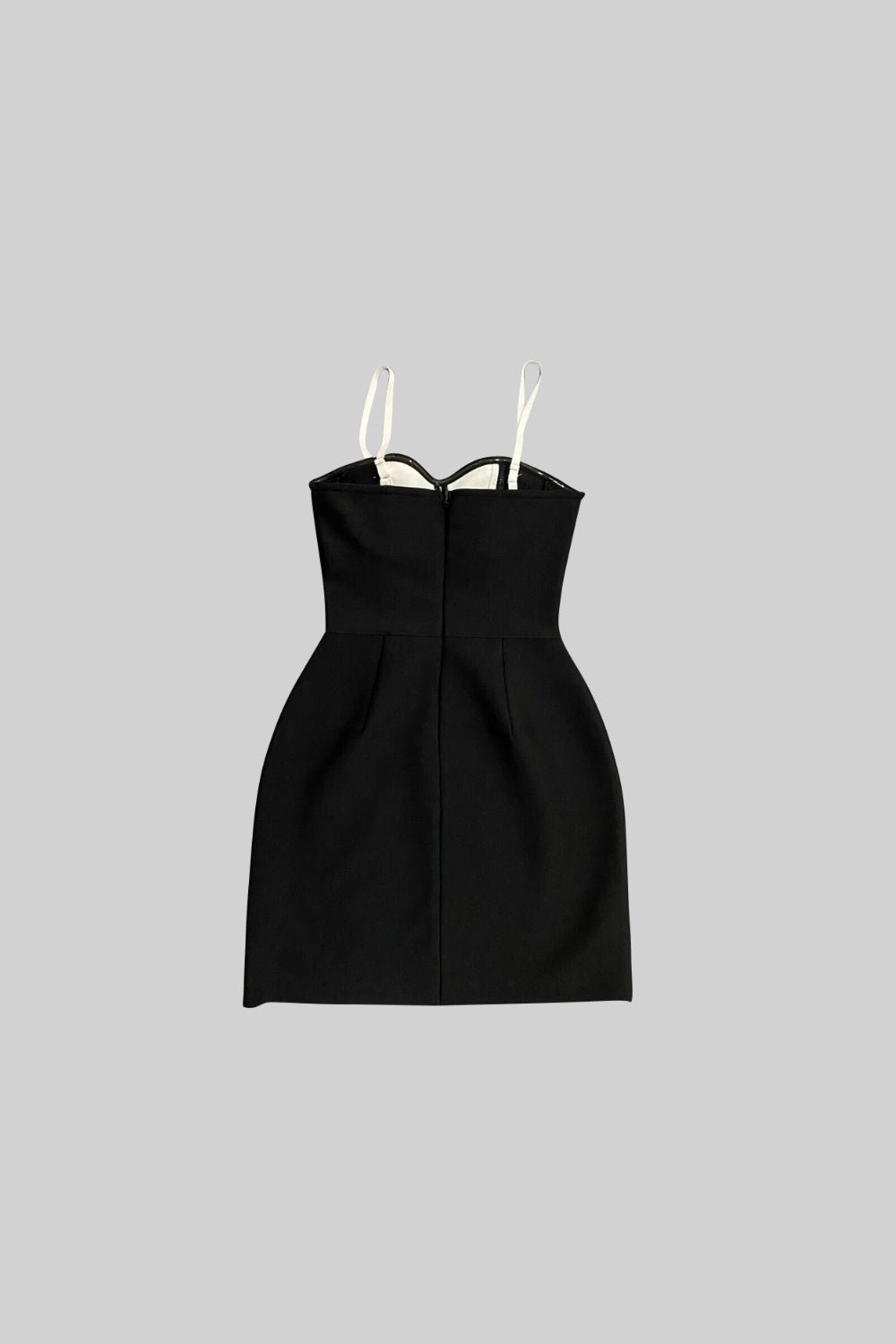 HOURGLASS CORSET MINI DRESS BLACK PARTY