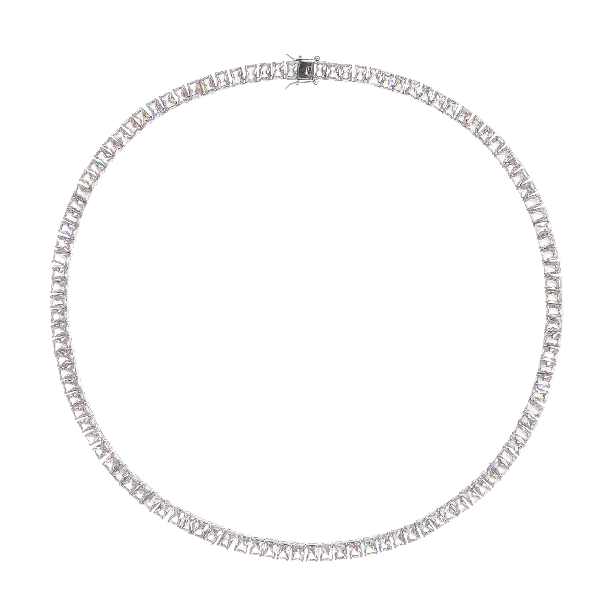 74b96dbb2d19db9758ba306fc55ad040_69530b47-367c-4a1d-b8cf-db956ec78ba3 FLORENCE SILVER CRYSTAL STATEMENT NECKLACE