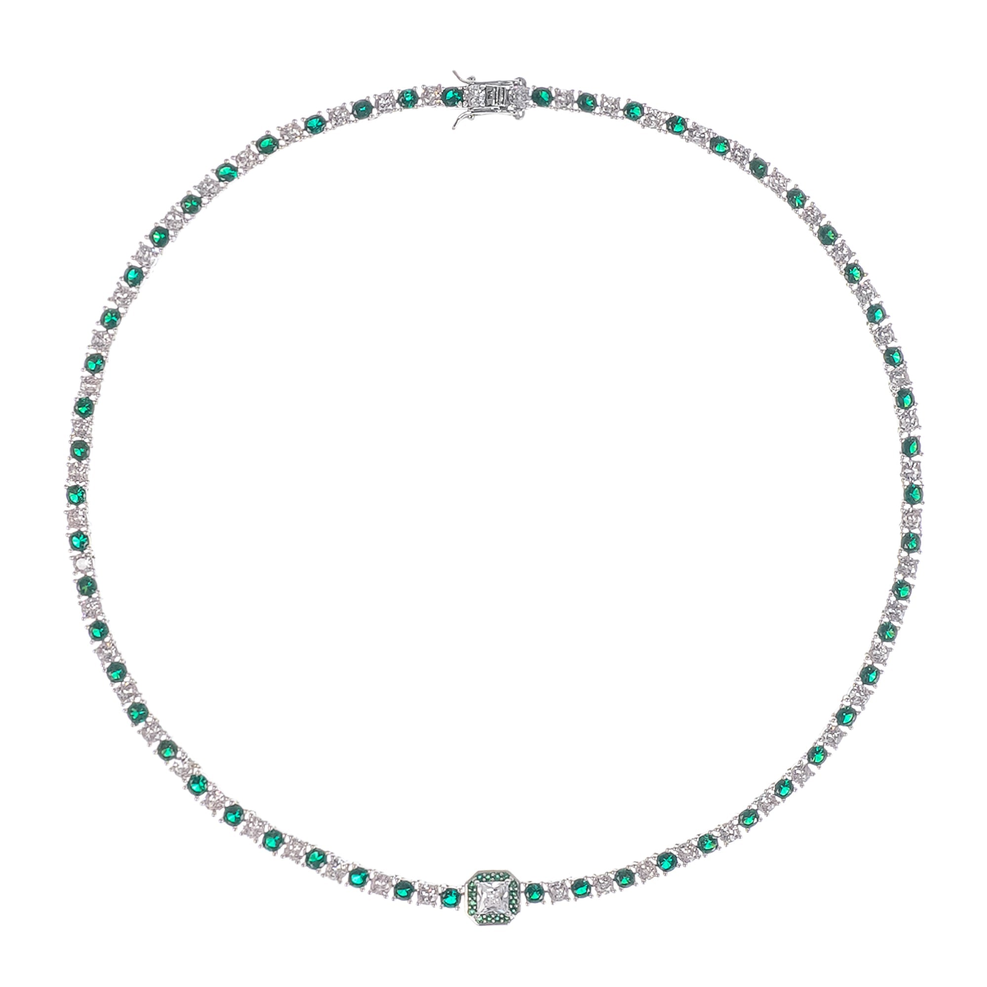 74b96dbb2d19db9758ba306fc55ad040_cee58eb4-914d-46fe-89f7-64e833834d92 GREEN CRYSTAL EMBELLISHED NECKLACE FOR EVENING
