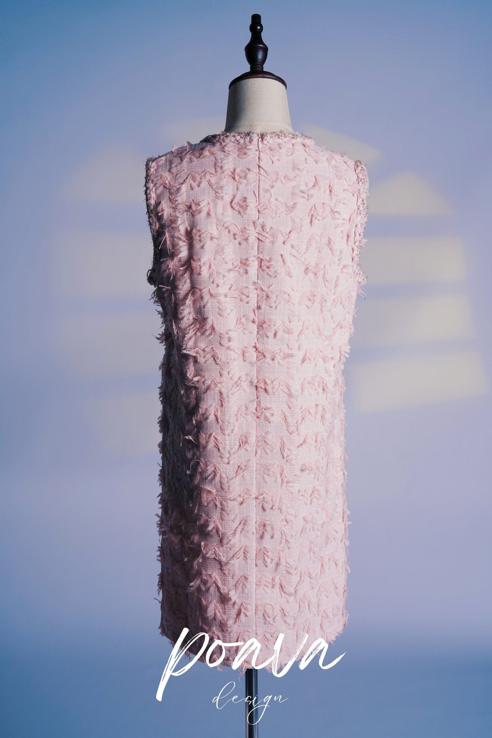 SLEEVELESS PINK FLOWER MINI DRESS FOR PARTY