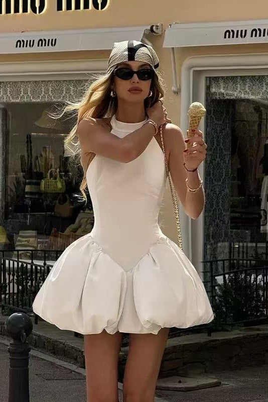 BEATA MINI DRESS, ELEGANT PARTY SILHOUETTE