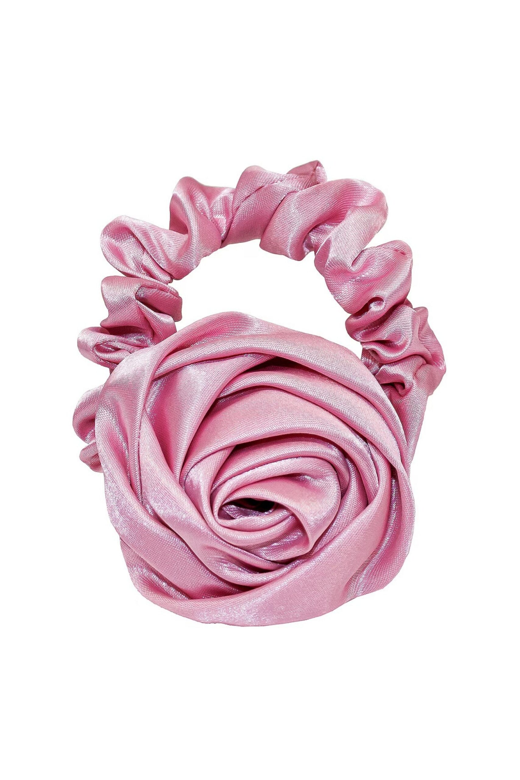 ROSETTE SCRUNCHIE: ELEGANT HAIR BOW FOR WEDDINGS