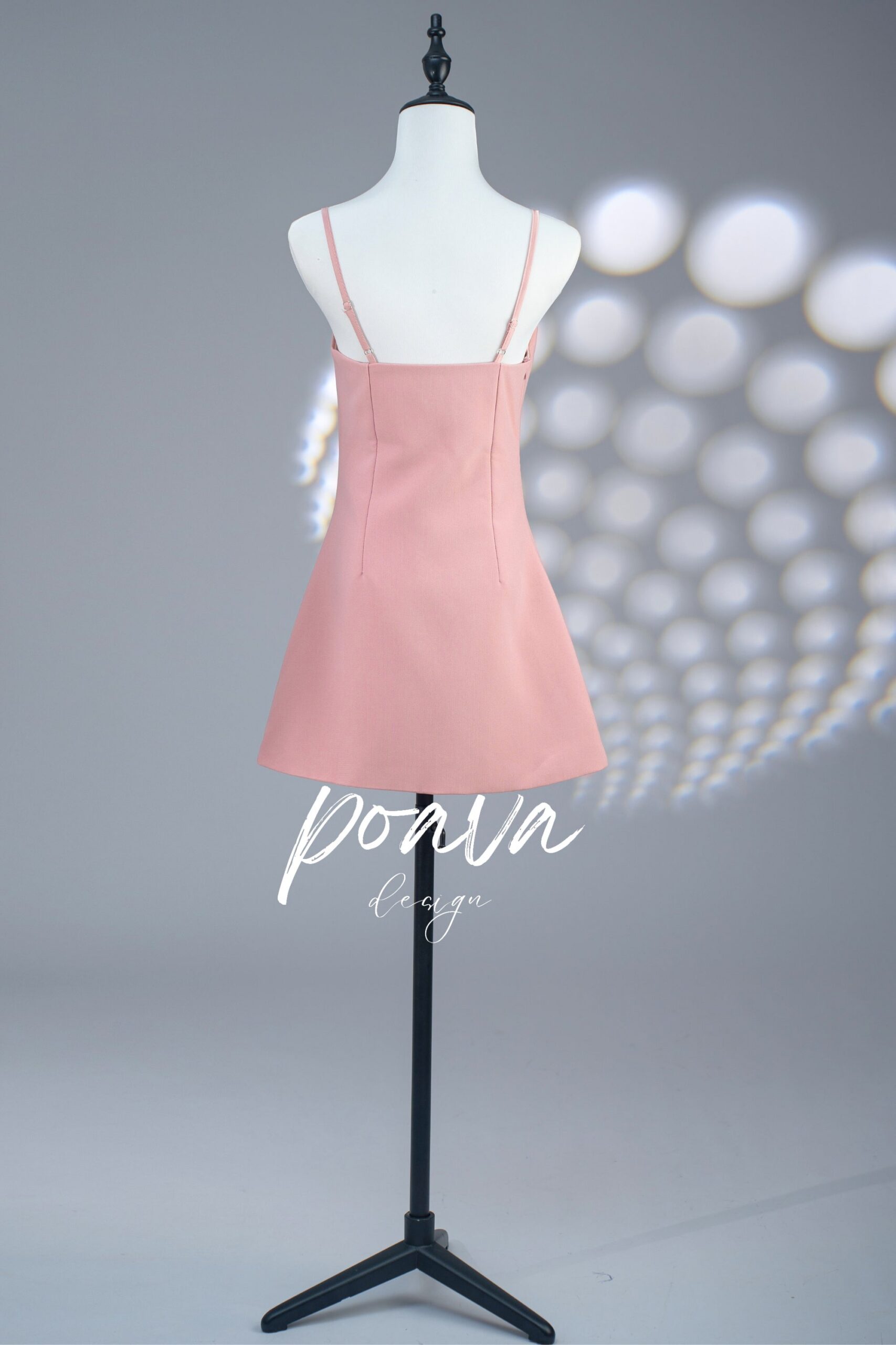 PINK EMBELLISHED MINI DRESS FOR PARTY