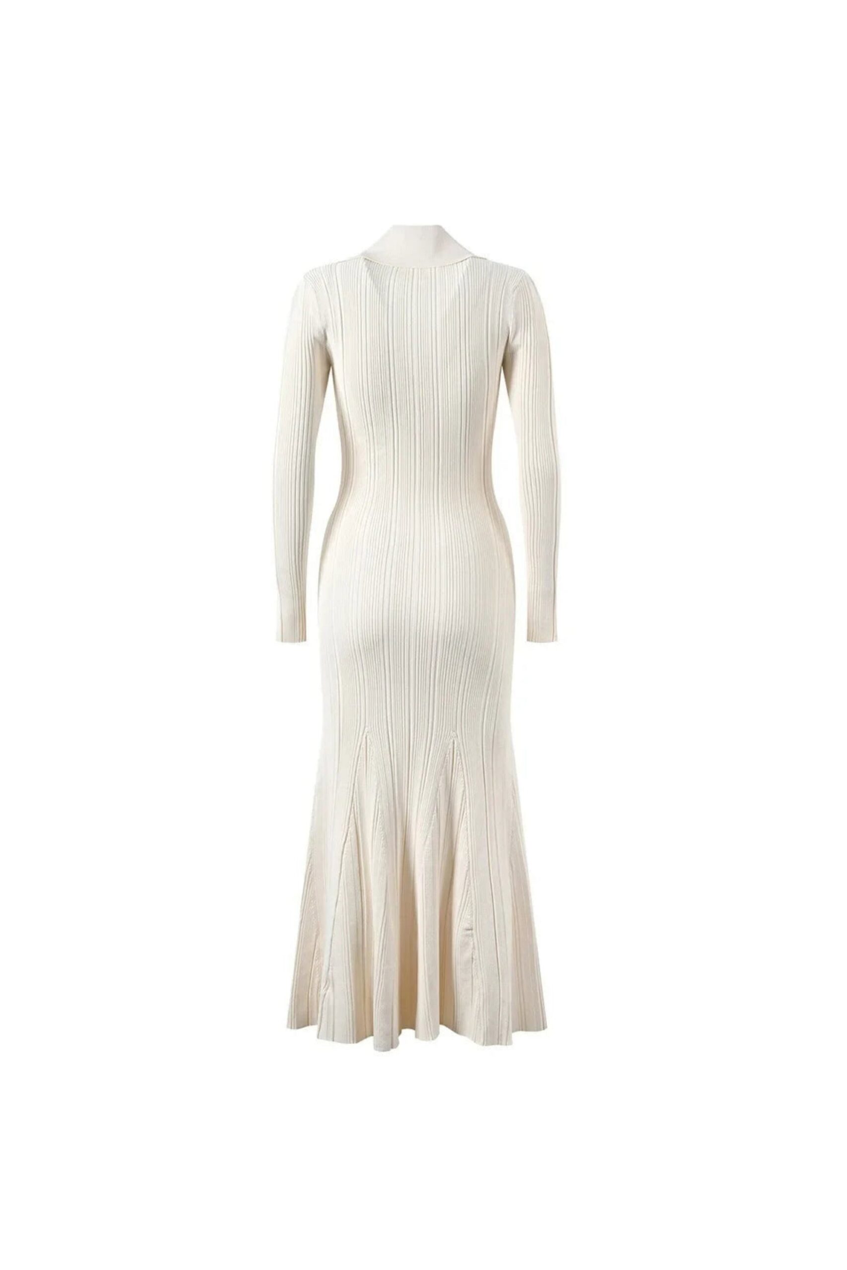 CLASSIC JERSEY BUTTON MIDI DRESS