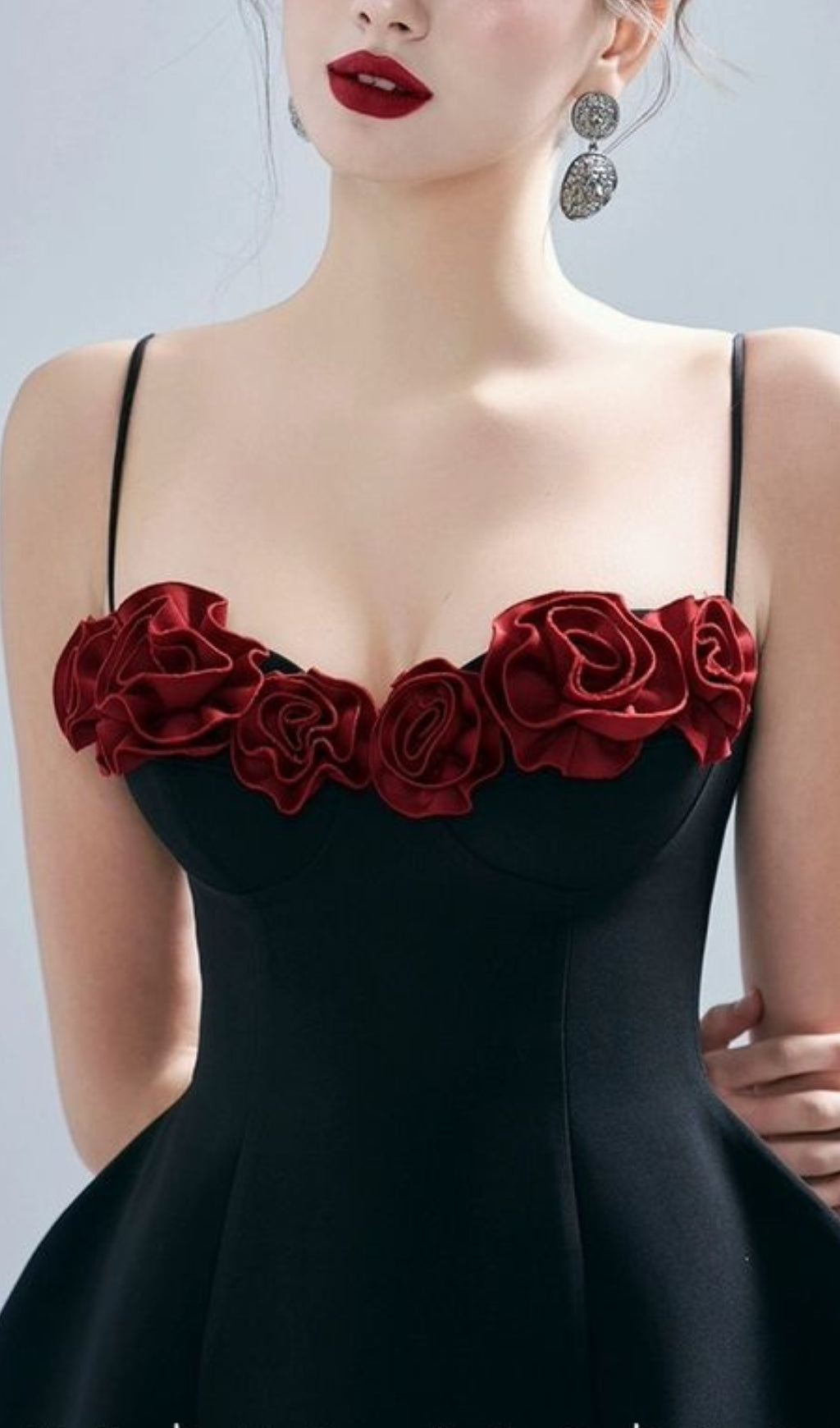 FLORAL BUSTIER STRAP MINI DRESS FOR PARTY