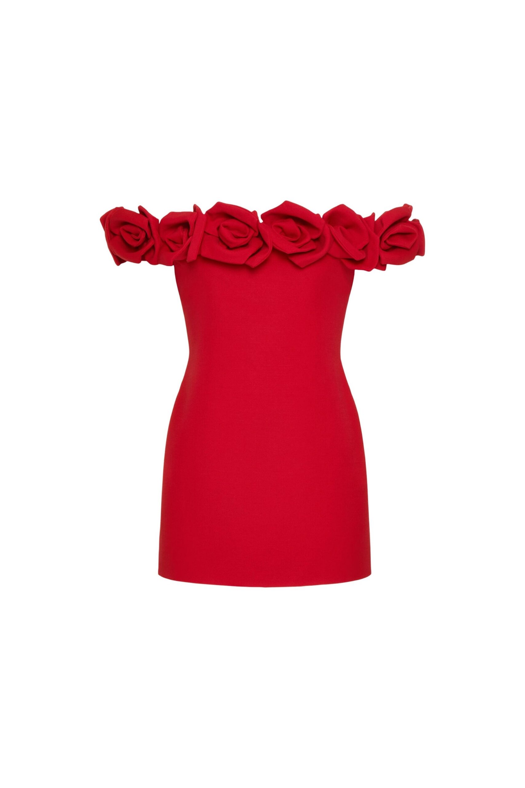 FLORAL EMBELLISHED CREPE MINI DRESS, COCKTAIL PARTY