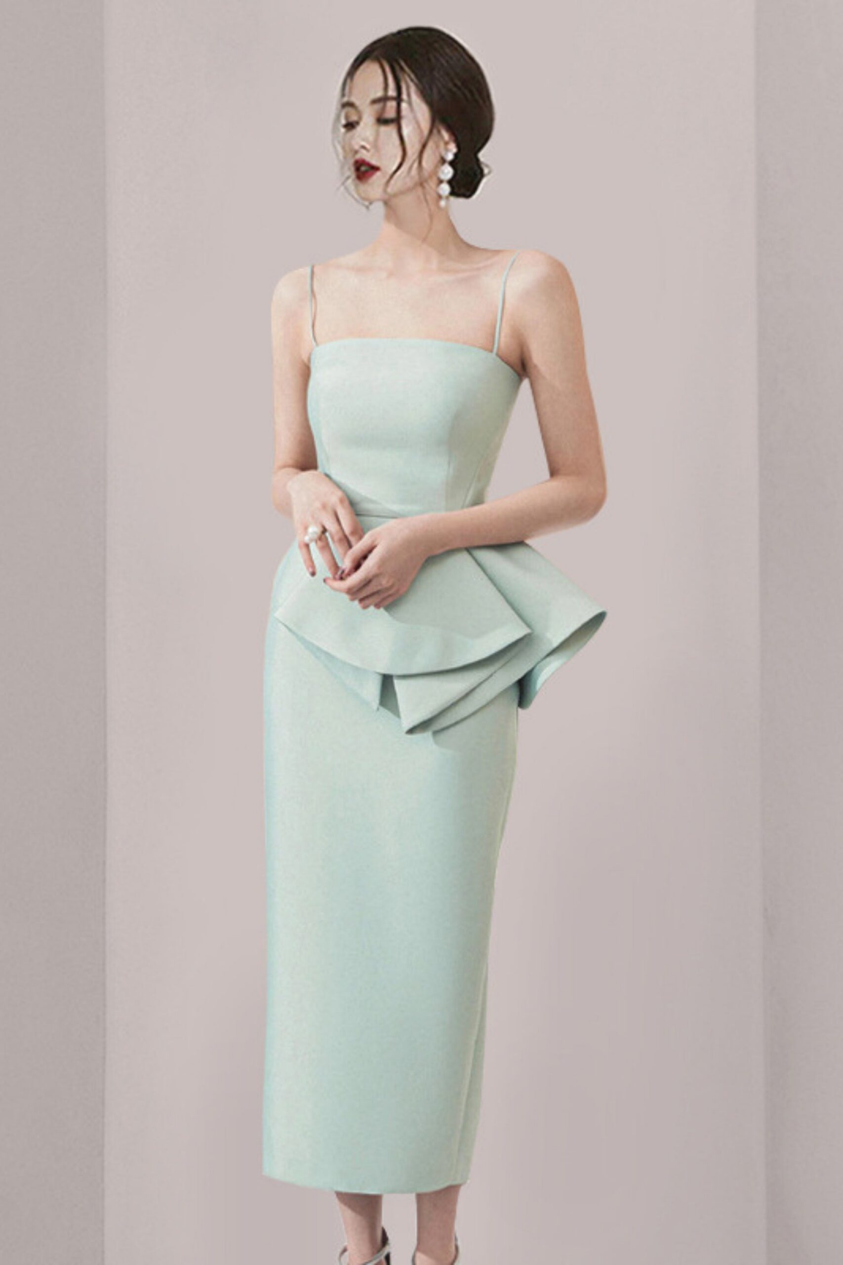 7_a8eba120-758e-49af-81a1-caff4f795cb3 RUFFLE WRAP MIDI DRESS IN MINT GREEN