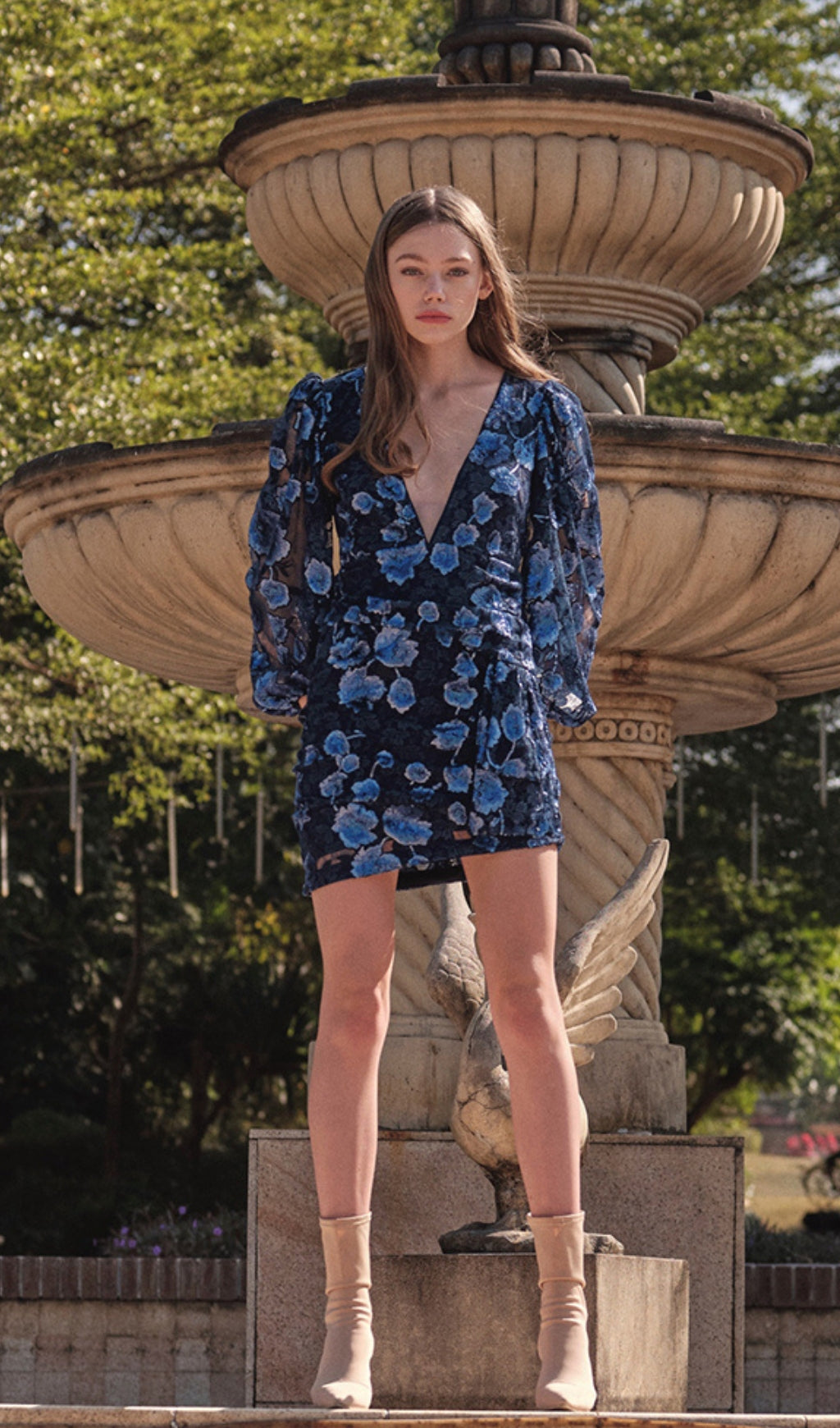 7_abccec06-8e65-45d1-a112-b5de260c086d EMBROIDERED BLUE MINI DRESS FOR COCKTAIL PARTIES