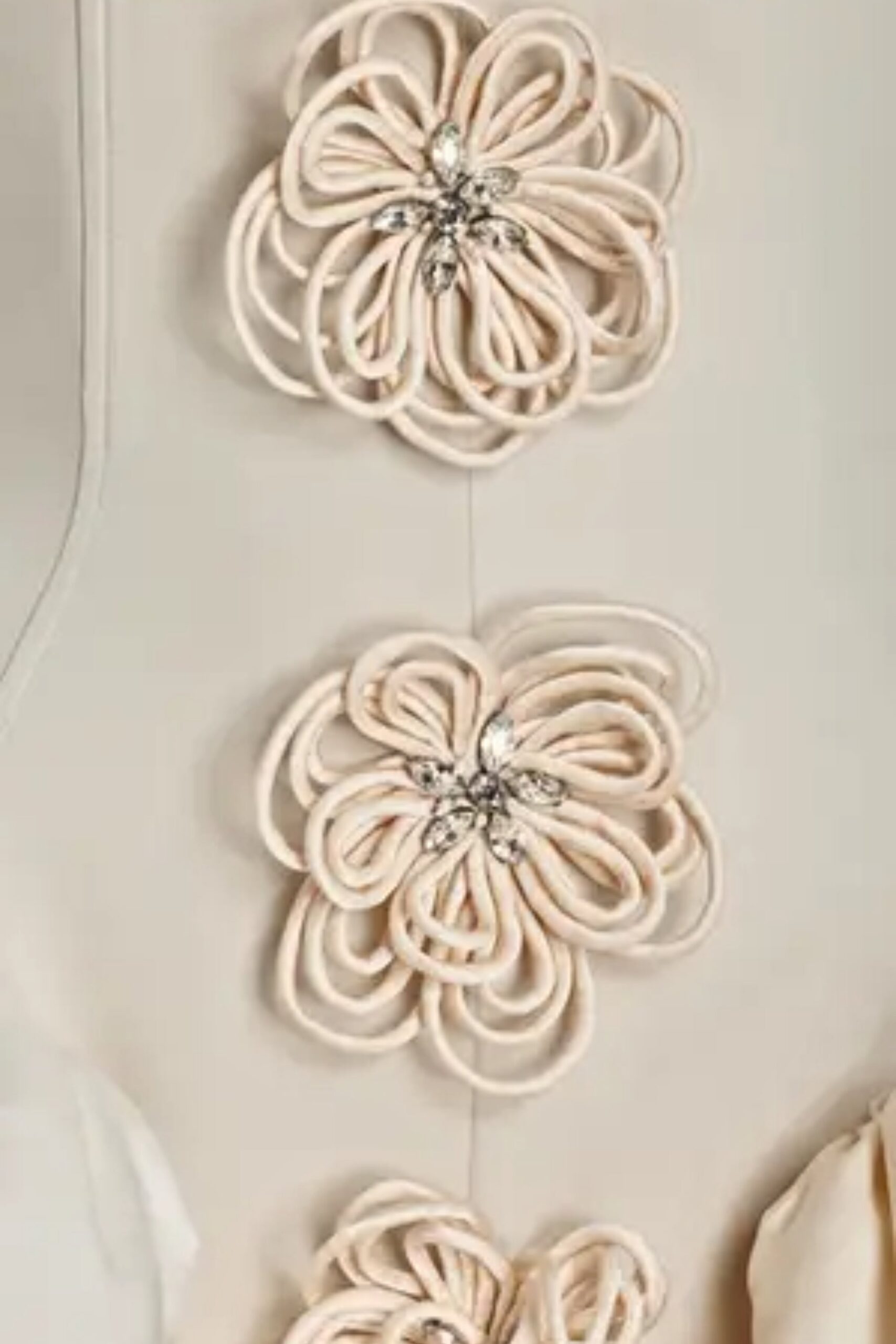 FLORA CYCLONE EMBELLISHED BUSTIER MINI DRESS