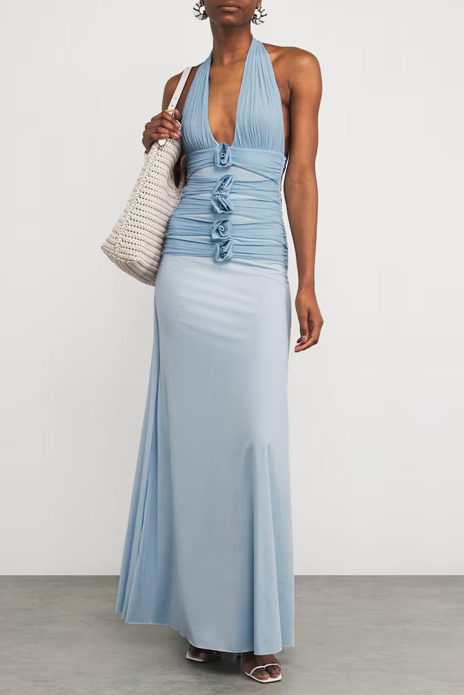 7bbccdf61c3a916a60e5c0ef13c16d83 HALTERNECK VILLADIEGO MAXI DRESS FOR SUMMER EVENTS