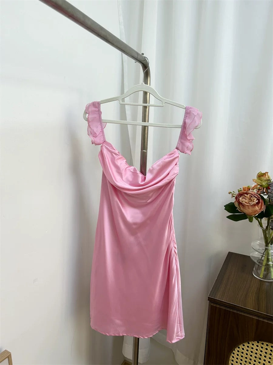 82731740466355_.pic_hd SILVIA PINK SATIN MINI DRESS FOR PARTY