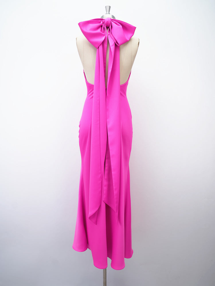 THE EVIANNA SATIN DRESS, COCKTAIL PARTY SLIP