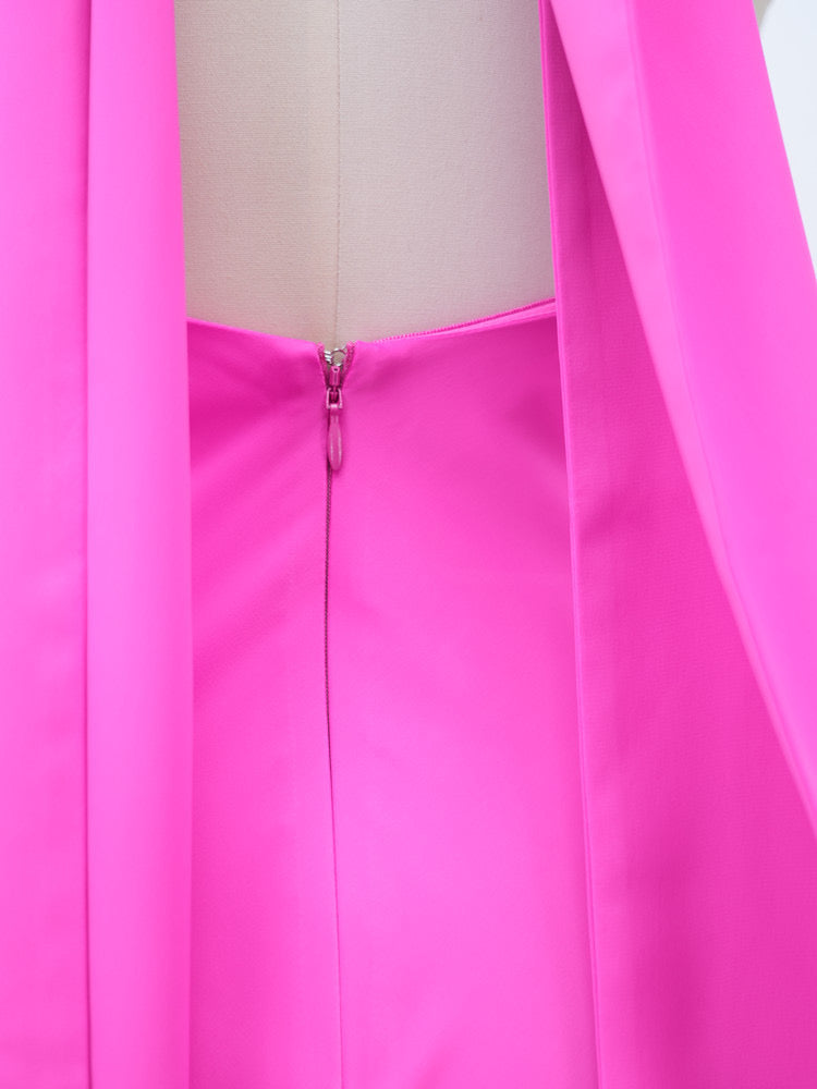 THE EVIANNA SATIN DRESS, COCKTAIL PARTY SLIP