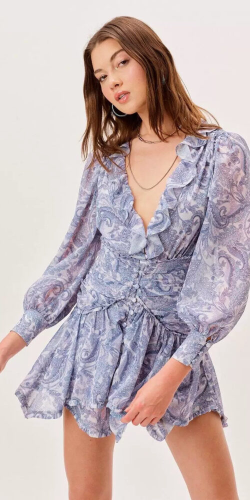 Margarite Printed Mini Dress Margarite Printed Mini Dress