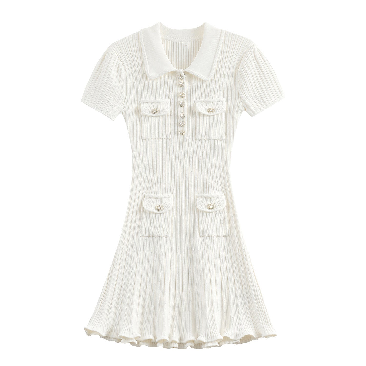 SEQUIN KNIT MINI DRESS FOR PARTY