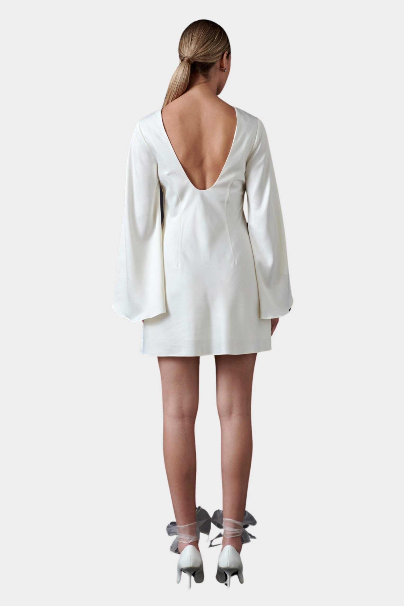 BELL SLEEVE MINI DRESS FOR PARTY