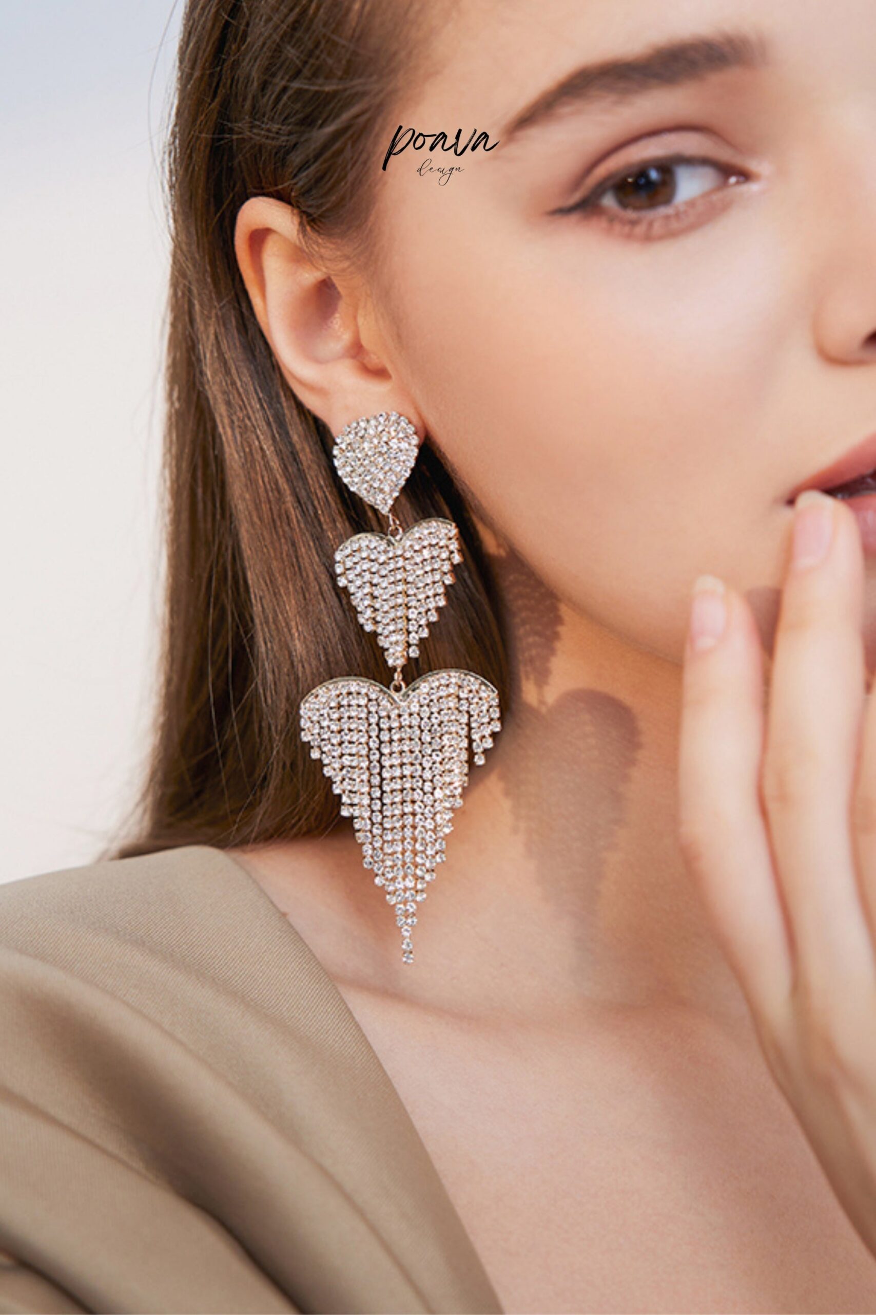 CRYSTAL DROP EARRINGS FOR WEDDING PARTY GLAM