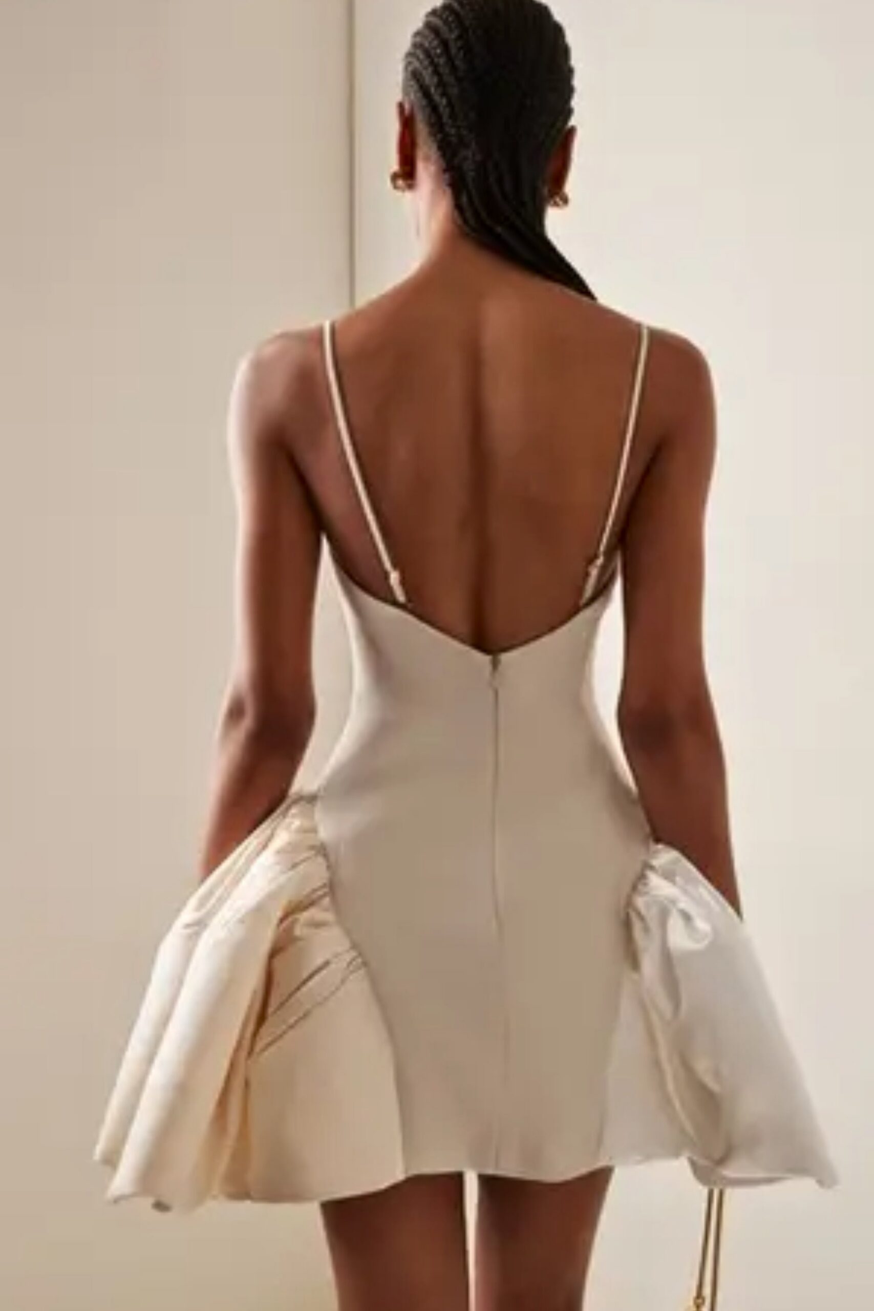 FLORA CYCLONE EMBELLISHED BUSTIER MINI DRESS