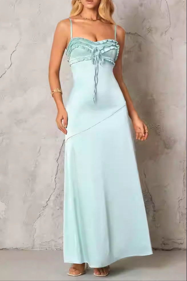 8b1c9e1f-7ab5-4a23-a562-99bc9a531826 SIMONA MINT SILK RUFFLE MAXI DRESS