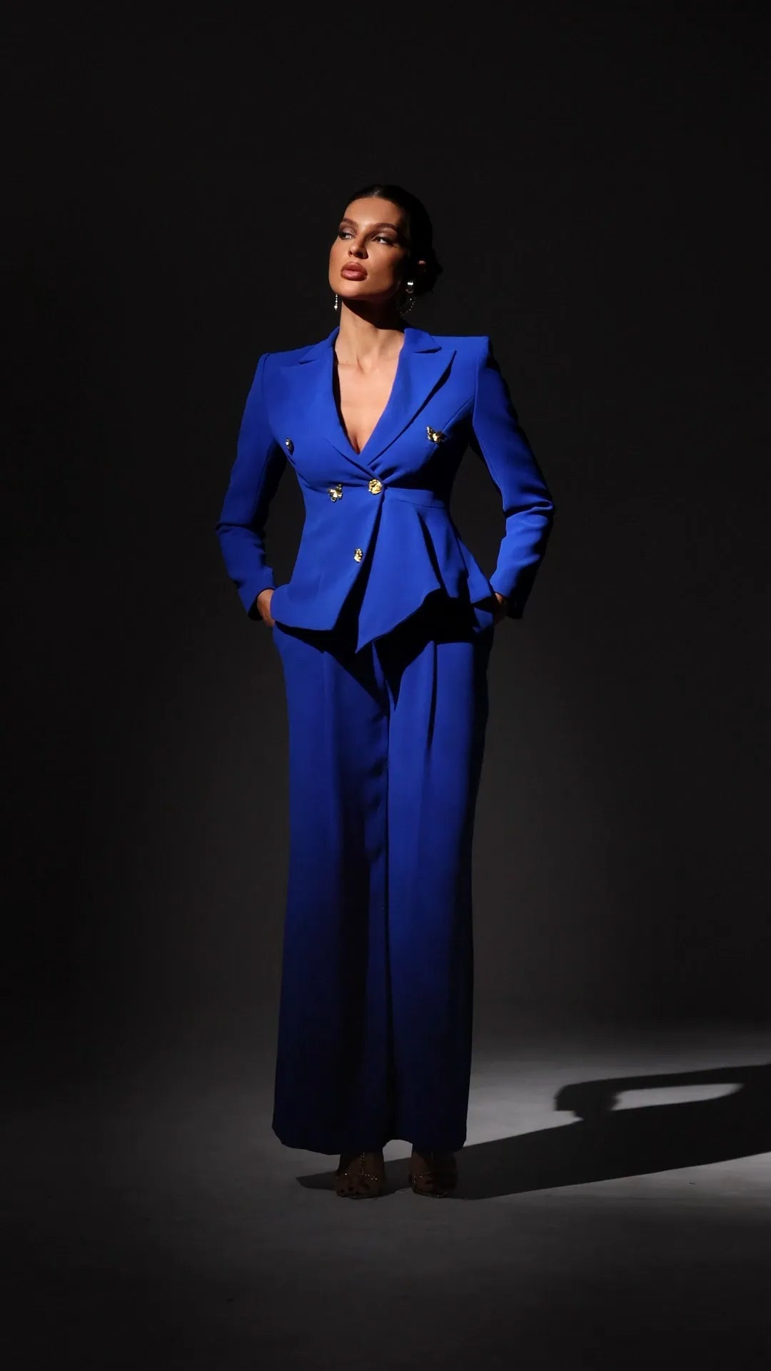 LEXI V-NECK LONG SLEEVE TWO-PIECE SET FOR PARTY