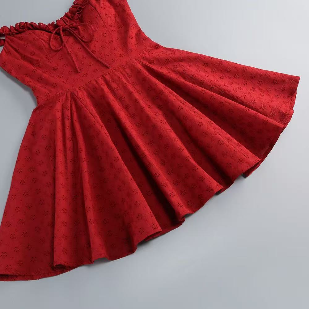ELVA RED PLAYSUIT - DATE NIGHT BODYCON