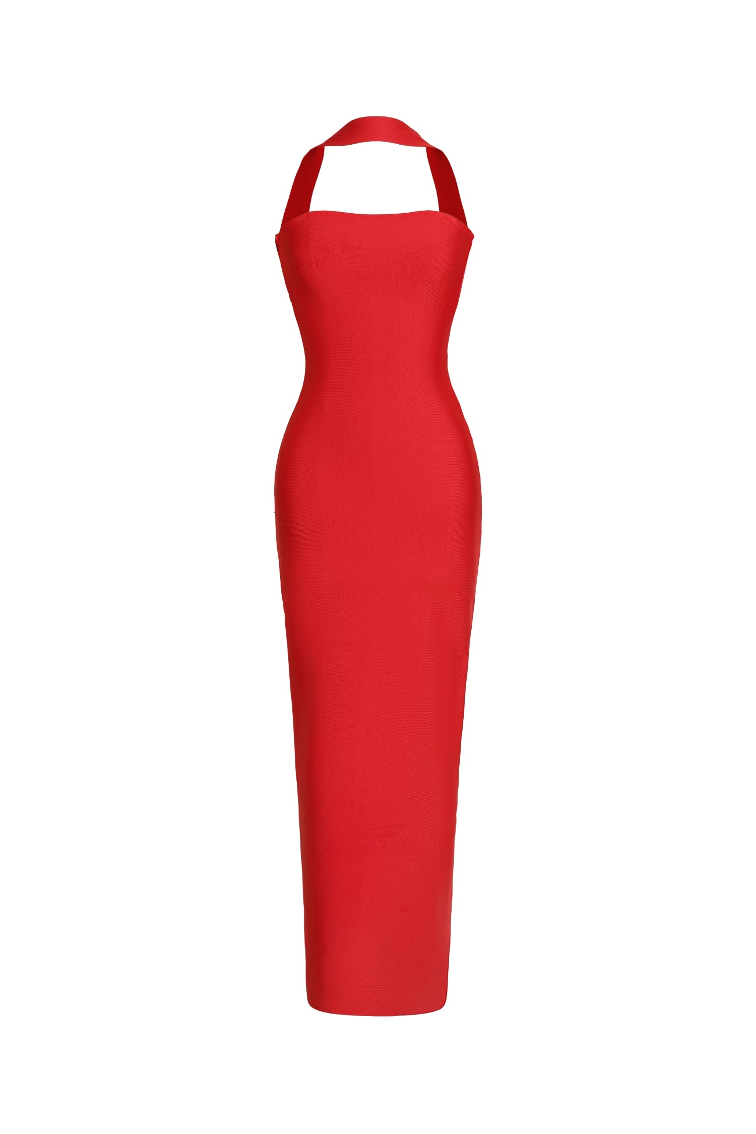 ROSE SLEEVELESS BANDAGE MAXI DRESS FOR PARTY