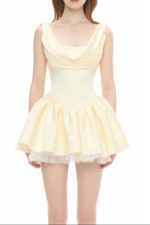 92c36bf8-6f38-43f4-b298-acc936840be5 BERNICE BACKLESS PUFFY MINI DRESS CHAMPAGNE PARTY