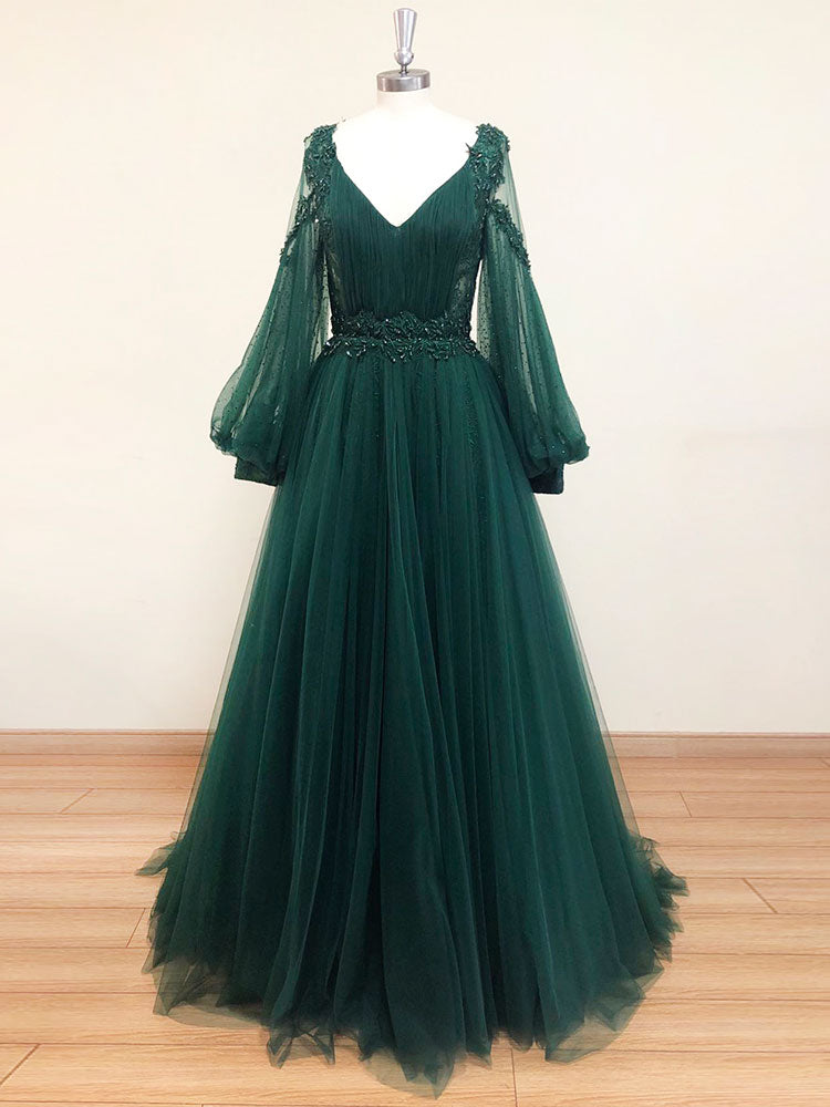 94_b3333c93-1a58-4ebc-80ed-5b3b95316365 GREEN TULLE MAXI DRESS FOR WEDDING GUEST