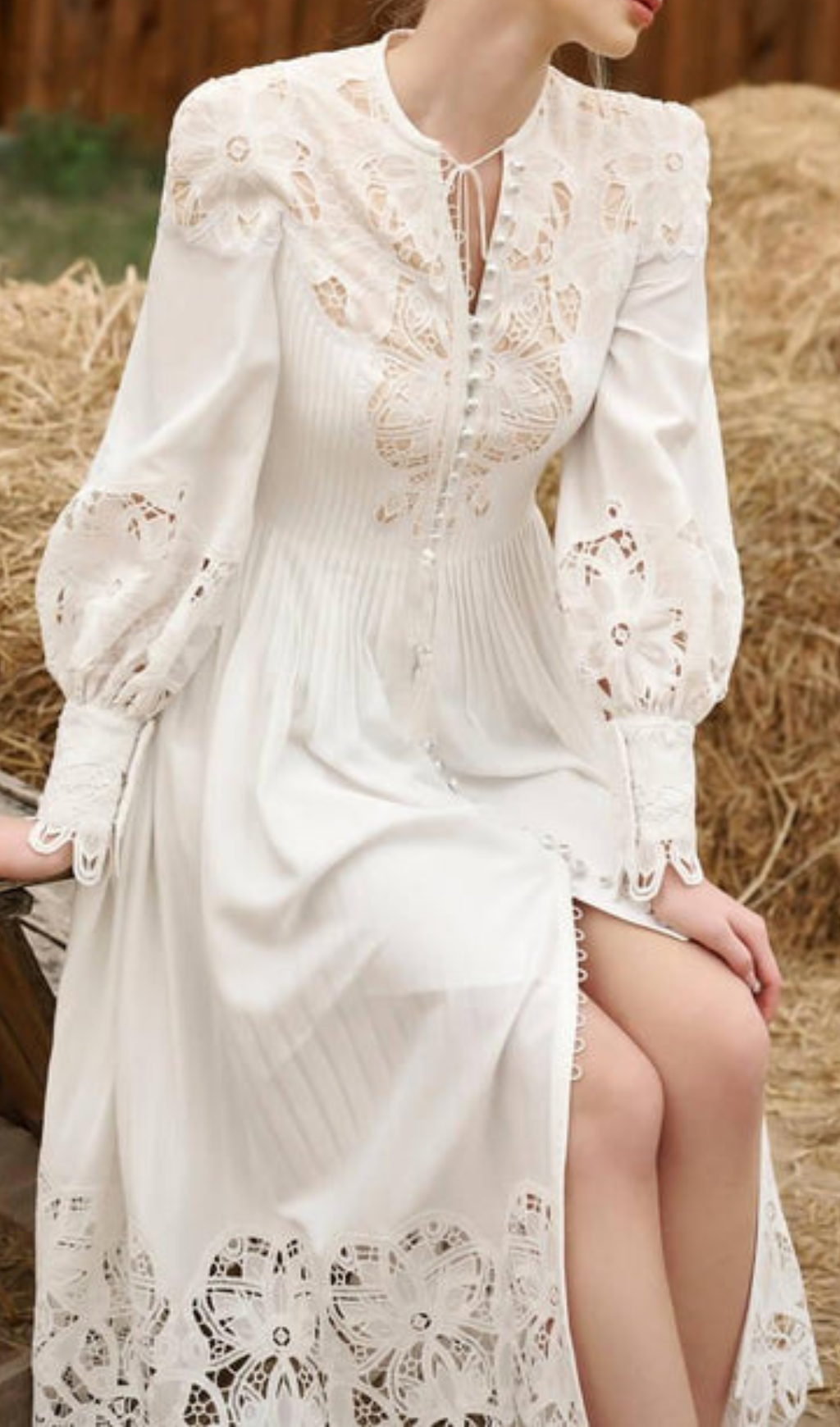 ELEGANT LINEN SILK MIDI DRESS FOR WEDDING GUEST