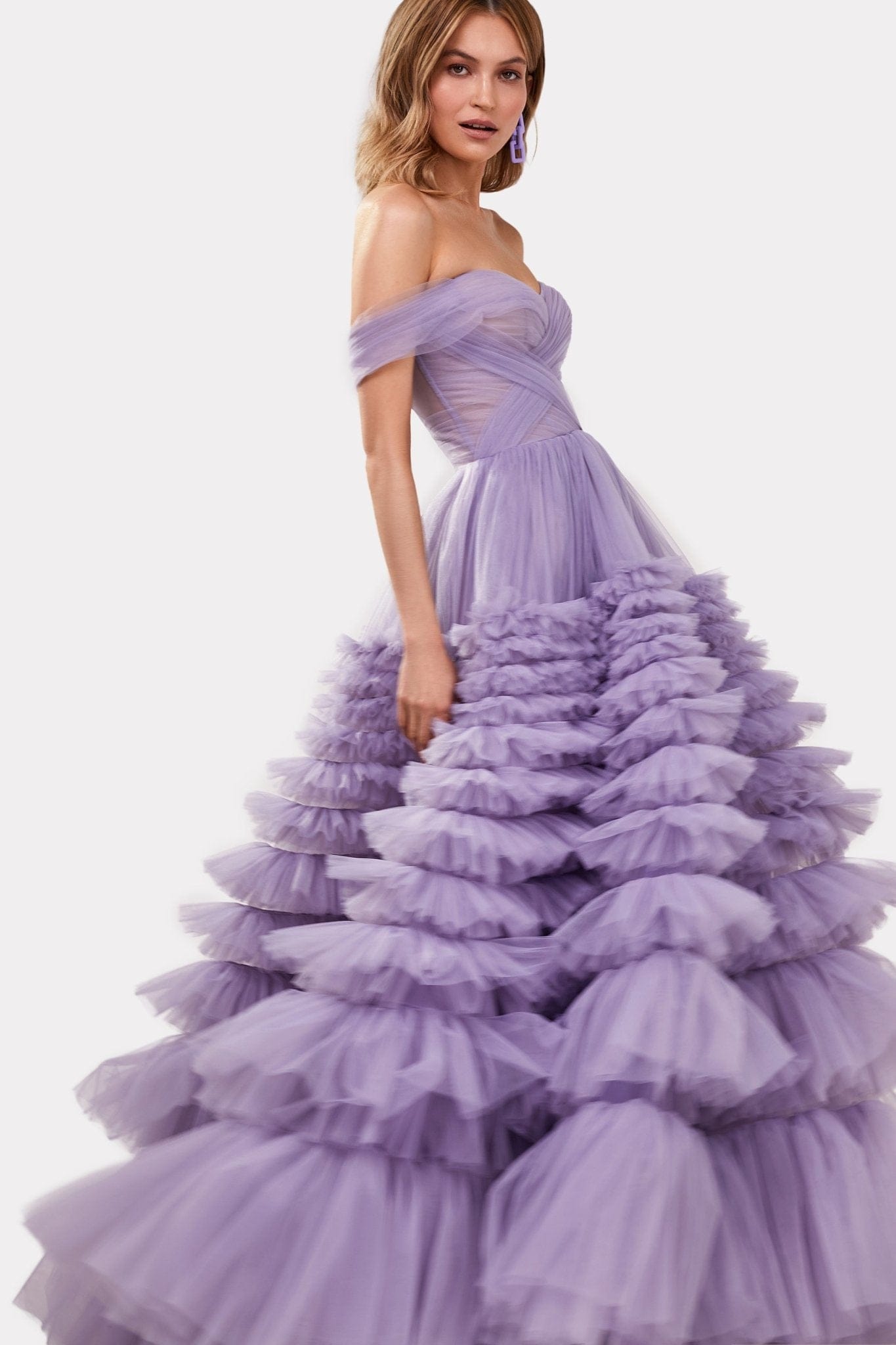 ULTRA PUFFY PROM MAXI DRESS