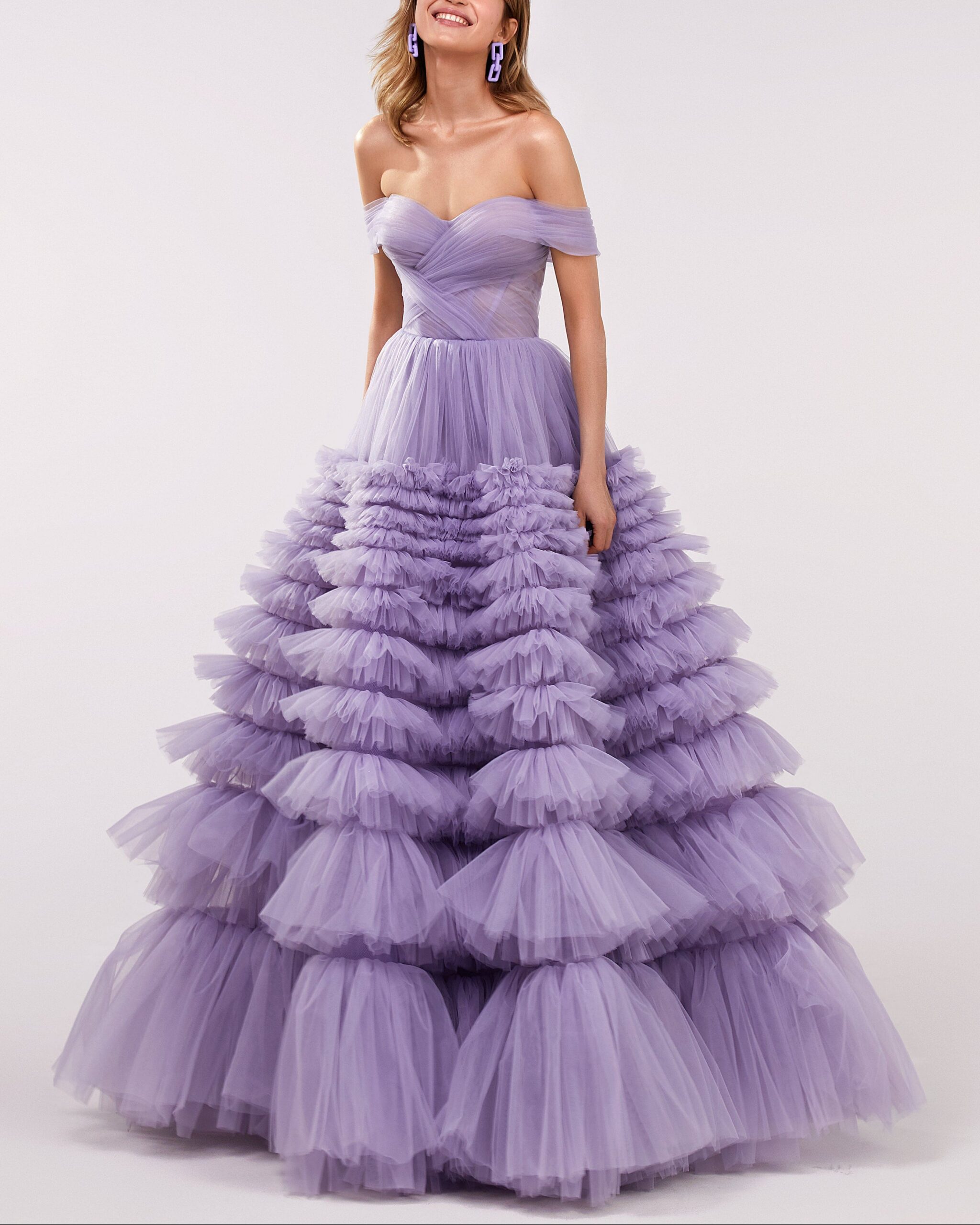 9648copy ULTRA PUFFY PROM MAXI DRESS