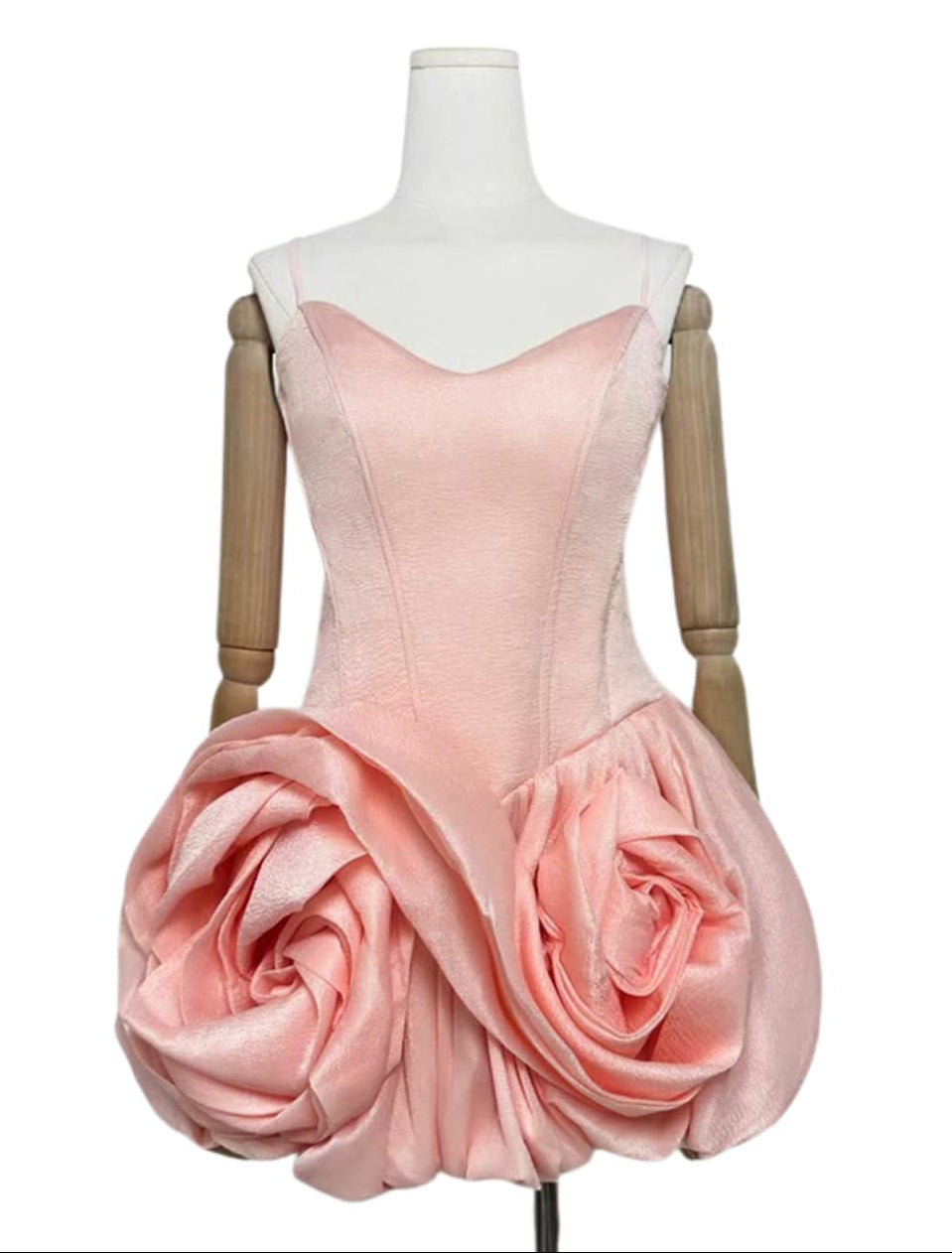 DOREEN 3D FLOWER BUD MINI DRESS FOR PARTY