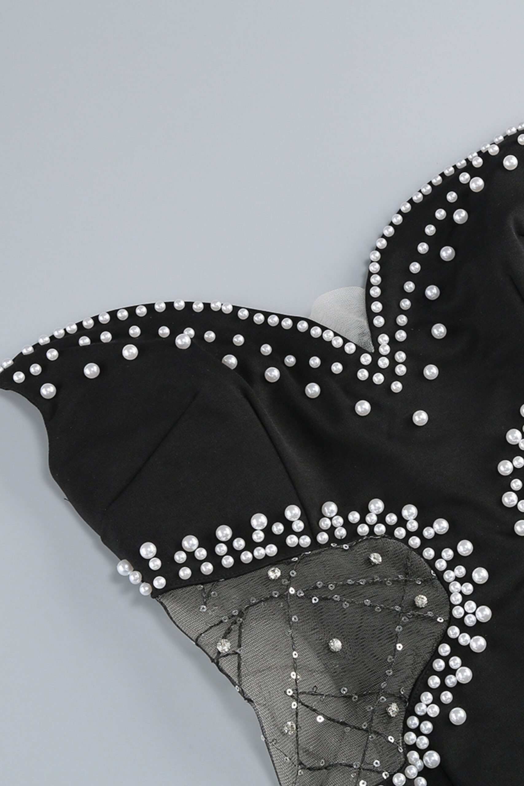 EMBELLISHED BLACK MINI DRESS, COCKTAIL PARTY STYLE