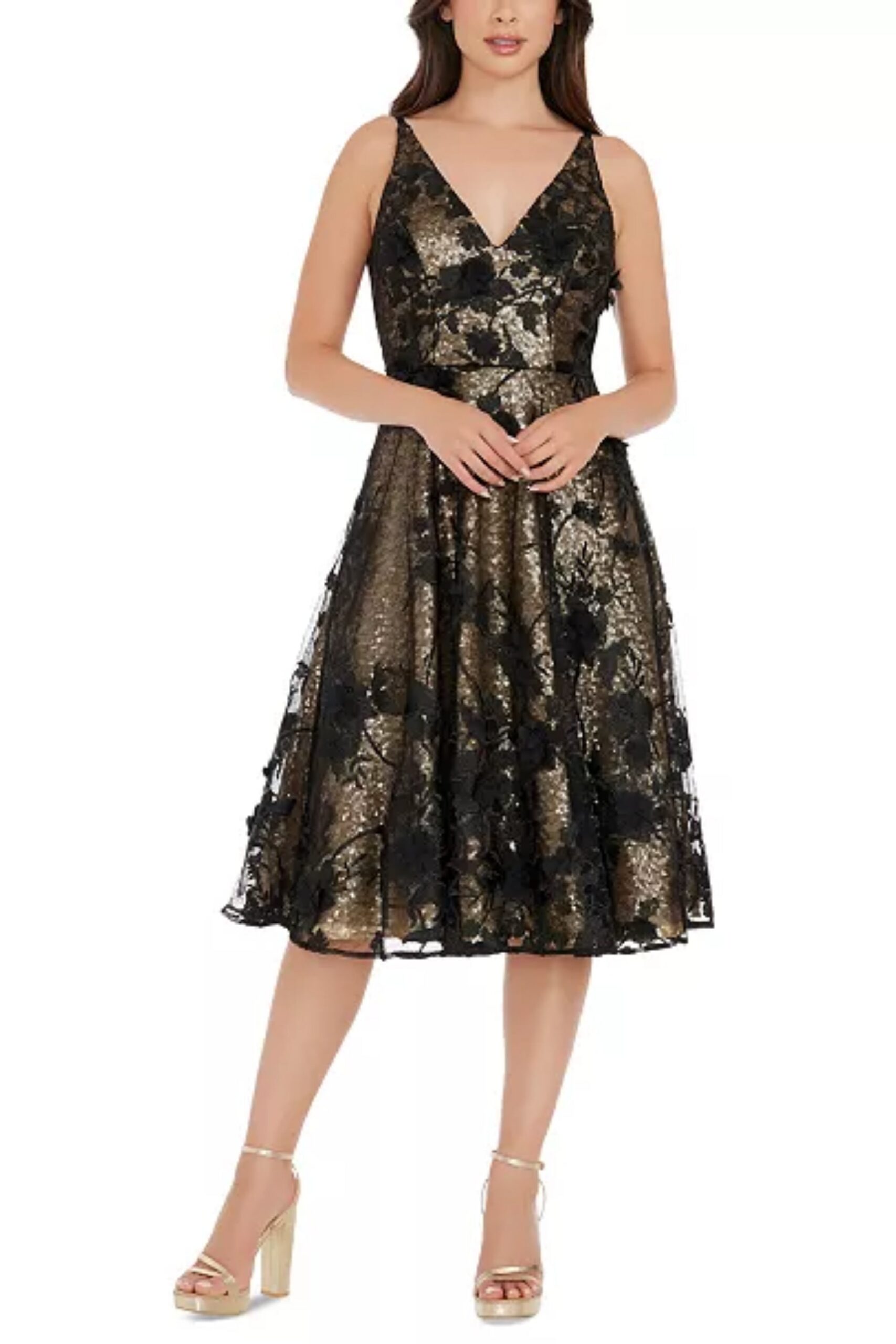 SEQUIN LACE DRESS FOR WOMEN - PARTY COCKTAIL