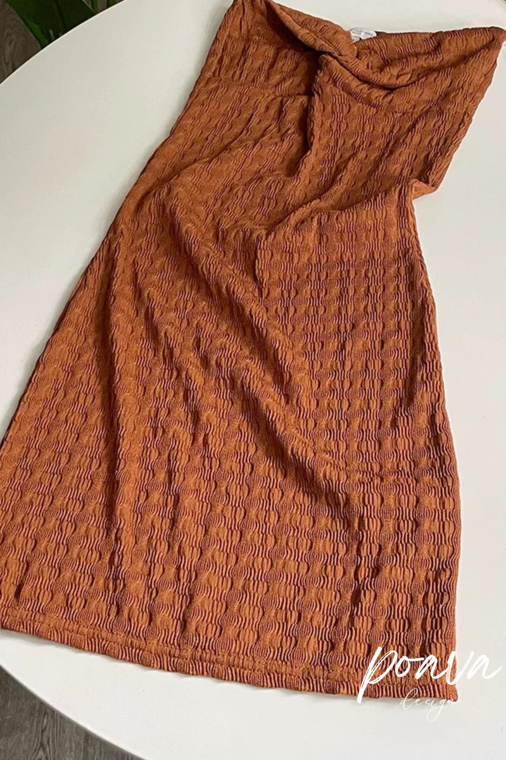 TEXTURED STRAPLESS MINI DRESS FOR PARTY