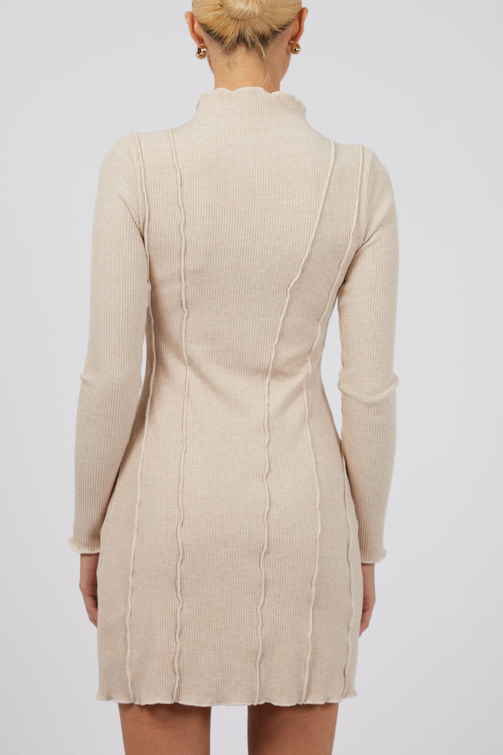 GEMMA MINI DRESS NATURAL - BOHEMIAN BEACH COCKTAIL
