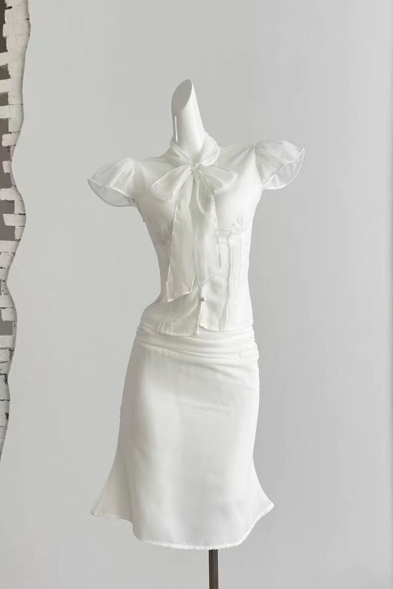 IRÈNE RUFFLED TULLE SET FOR WOMEN