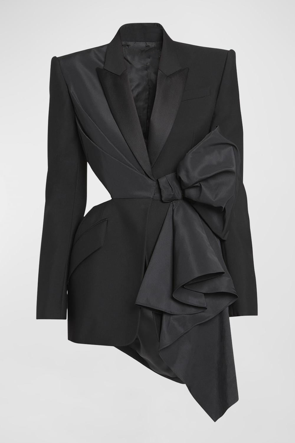 LAYLAS CUT-OUT BOW BLAZER, OFFICE PARTY