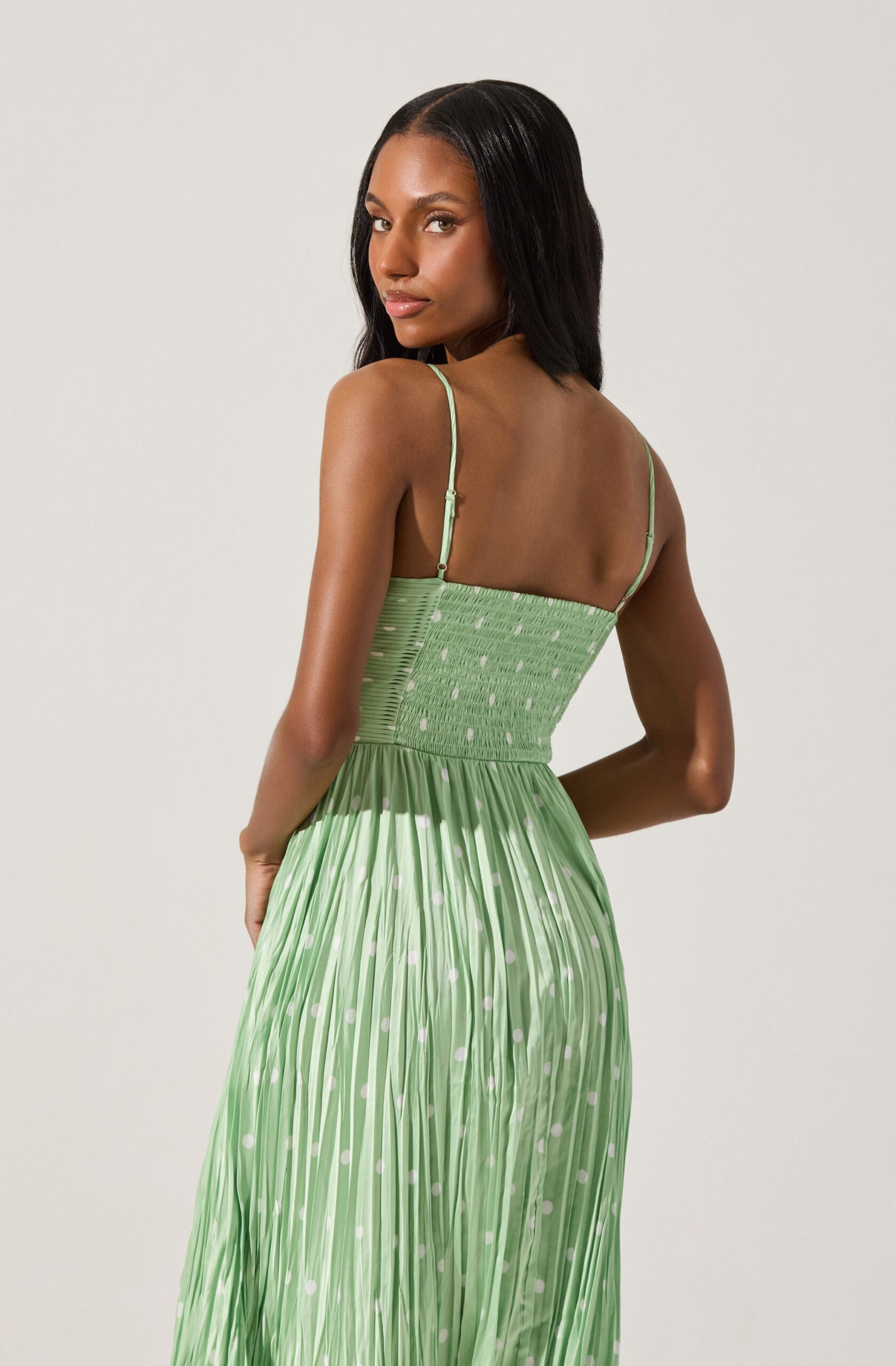 MAEVE PLEATED MIDI DRESS FOR WEDDING GUEST