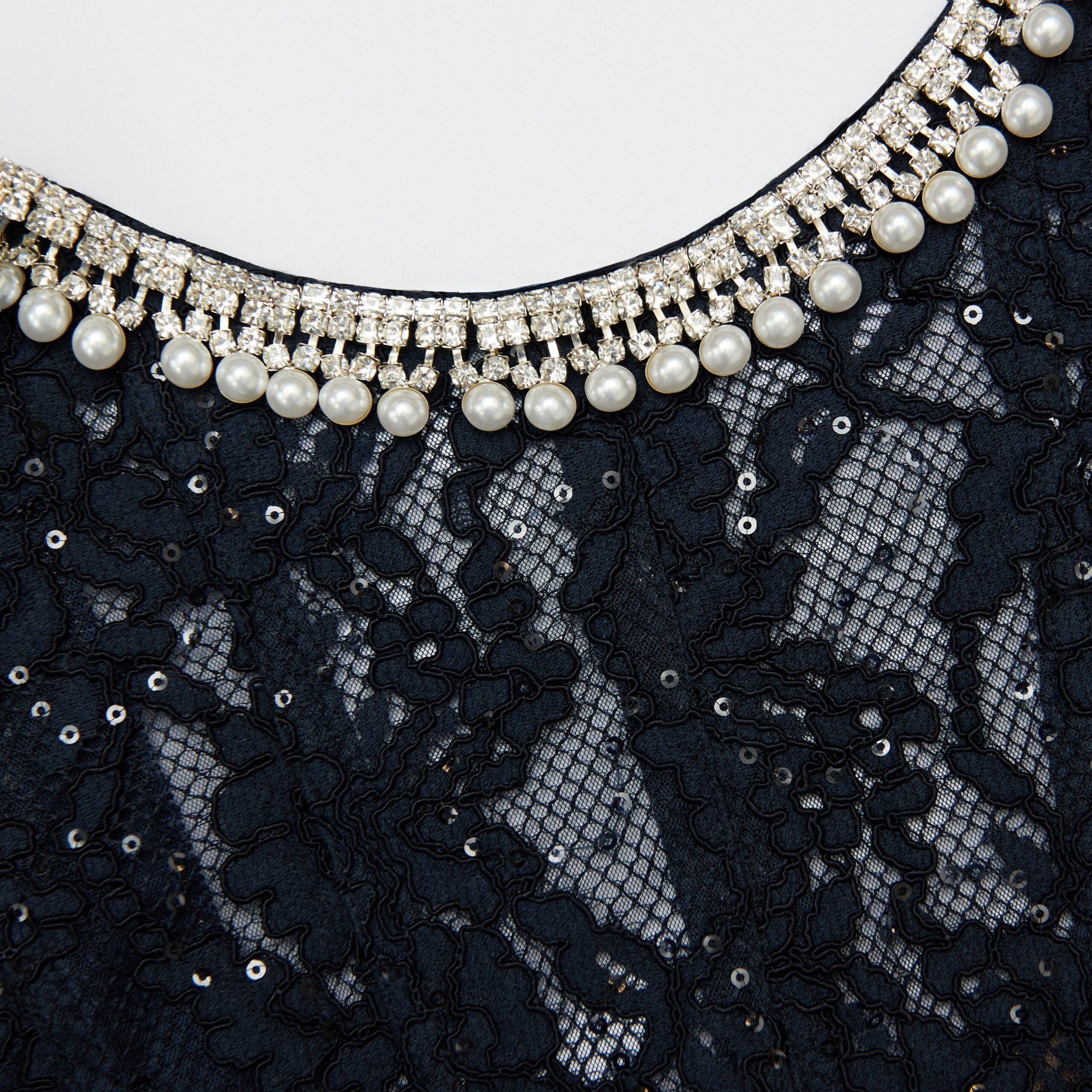 TESS NAVY LACE MIDI DRESS FOR EVENTS