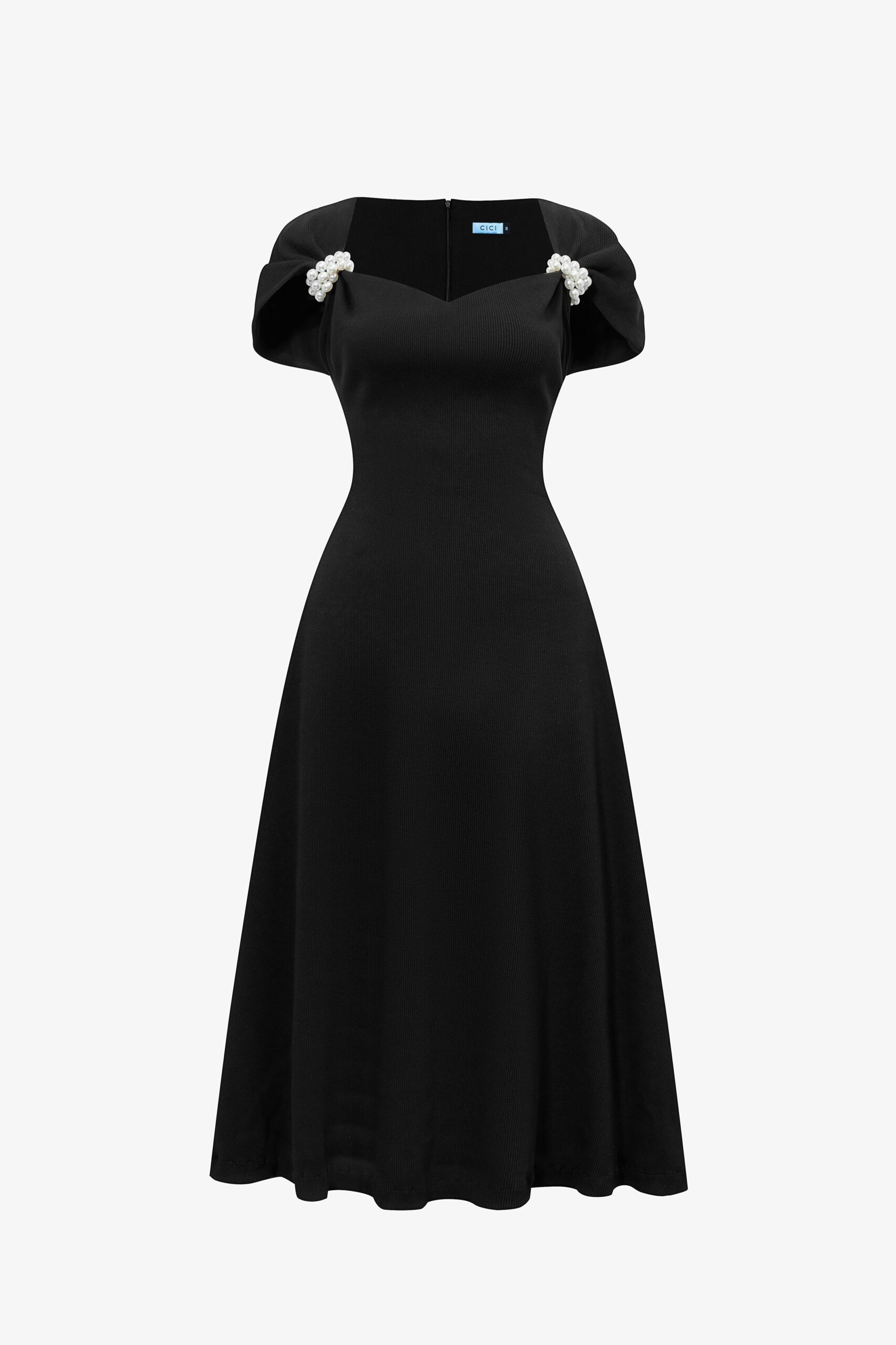 AUDRINA MIDI DRESS - ELEGANT A-LINE COCKTAIL
