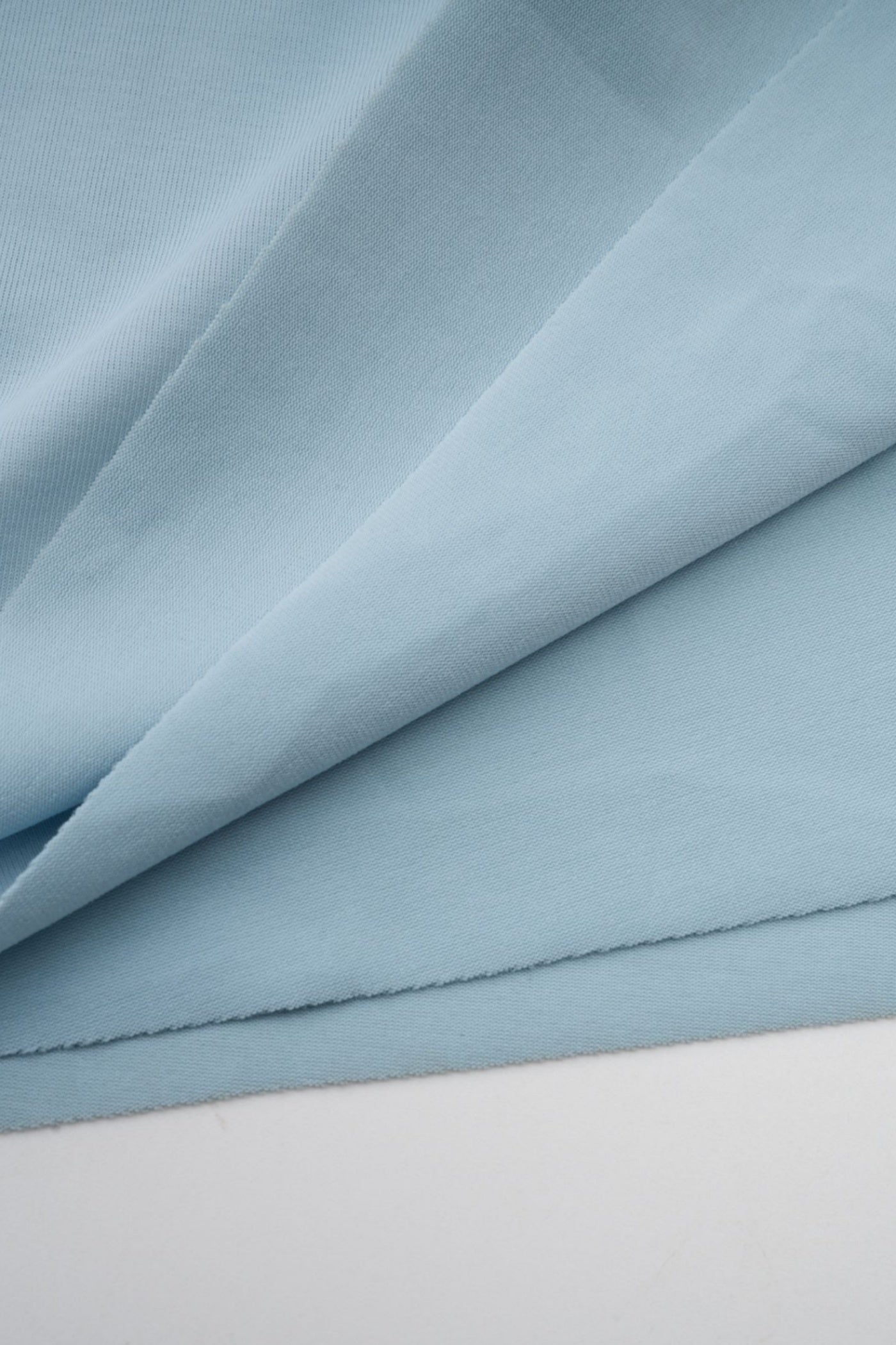ASYMMETRIC DRAPED MAXI DRESS - BABY BLUE