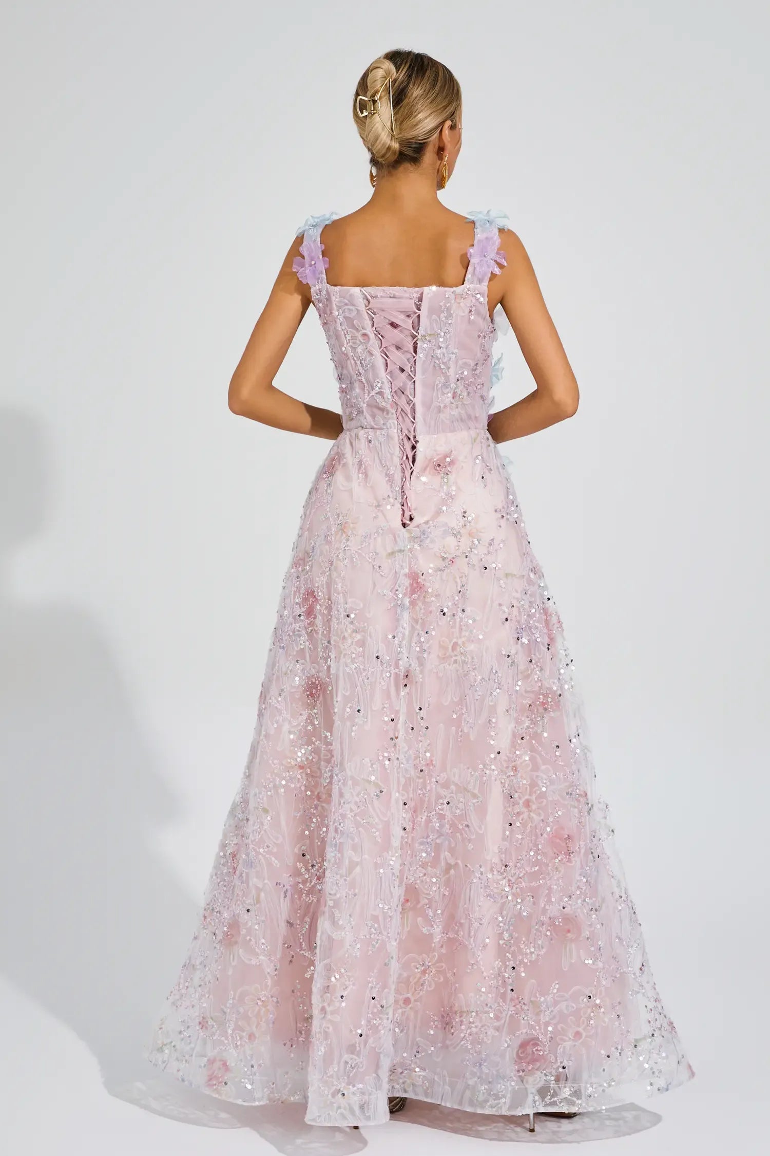 JANELLE MAXI DRESS, ELEGANT A-LINE COCKTAIL GOWN